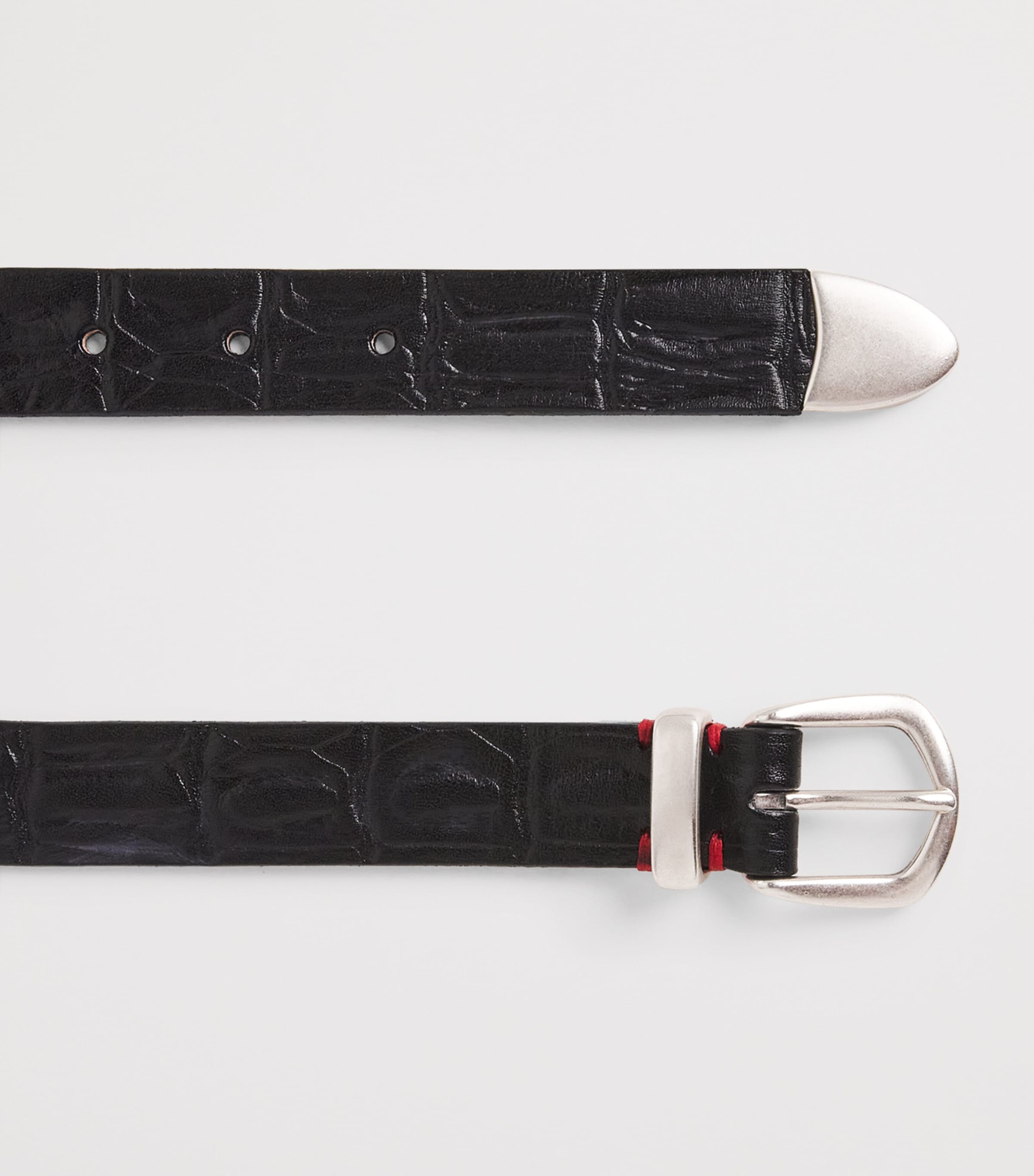 Eleventy Leather Belt Nero Image 3