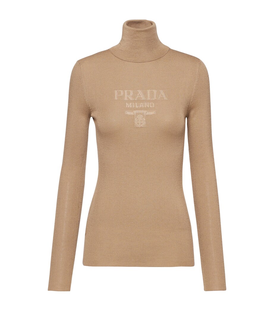 Wool Logo Rollneck Sweater F0040 Image 1