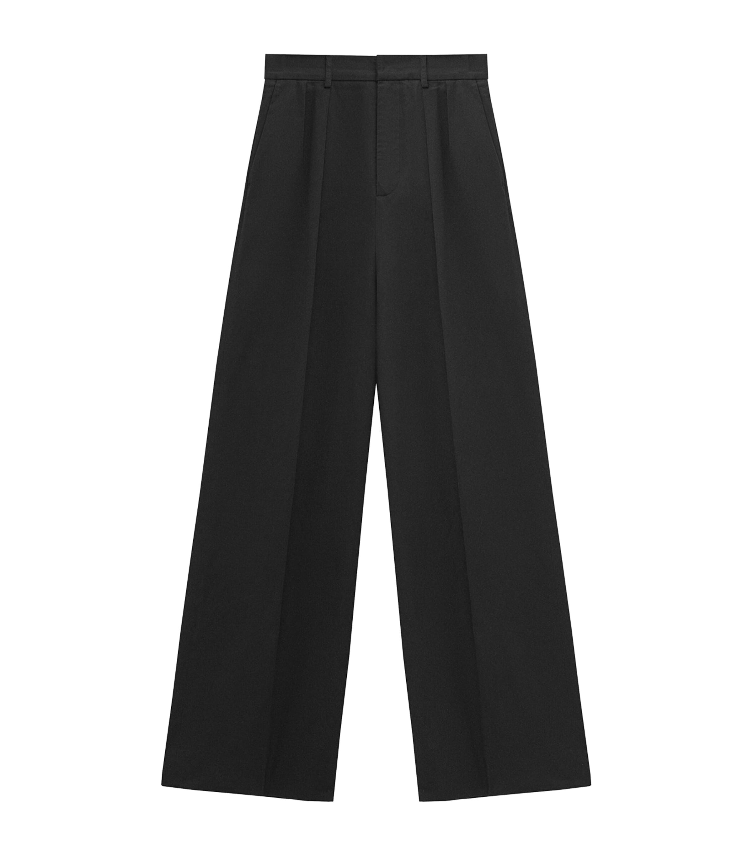 LOEWE Cotton Pleated Trousers | Harrods US