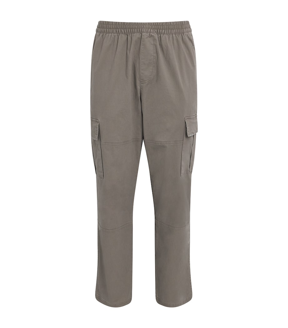 Stretch-Cotton Cargo Trousers DARK TAUPE Image 1