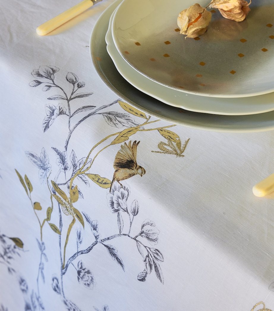 Linen Botanical Tablecloth (170cm x 320cm) WHUGE SR Image 6