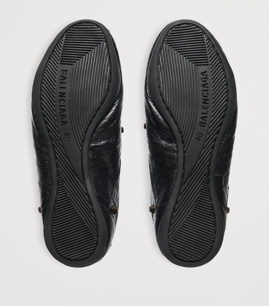 Balenciaga Leather City Sneakers Image 9