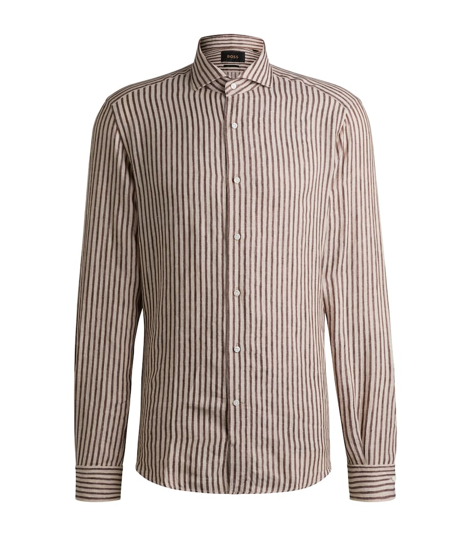 Linen Striped Shirt 203 Image 1