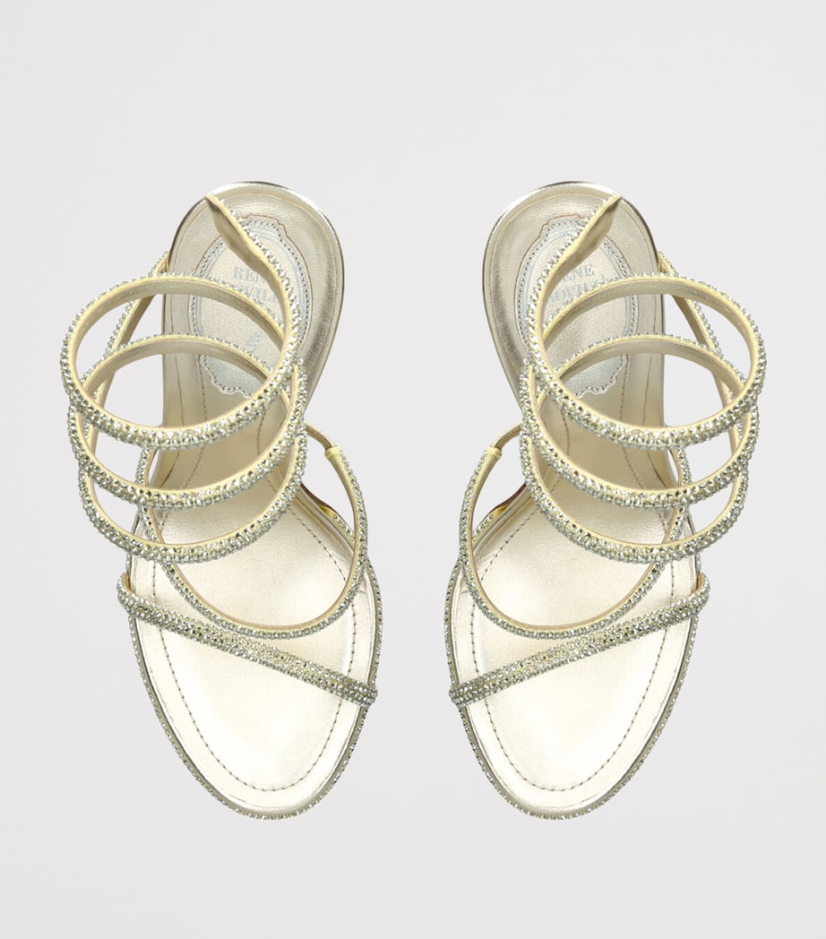 Embellished Cleo Heeled Sandals 105 YELLOW Image 4