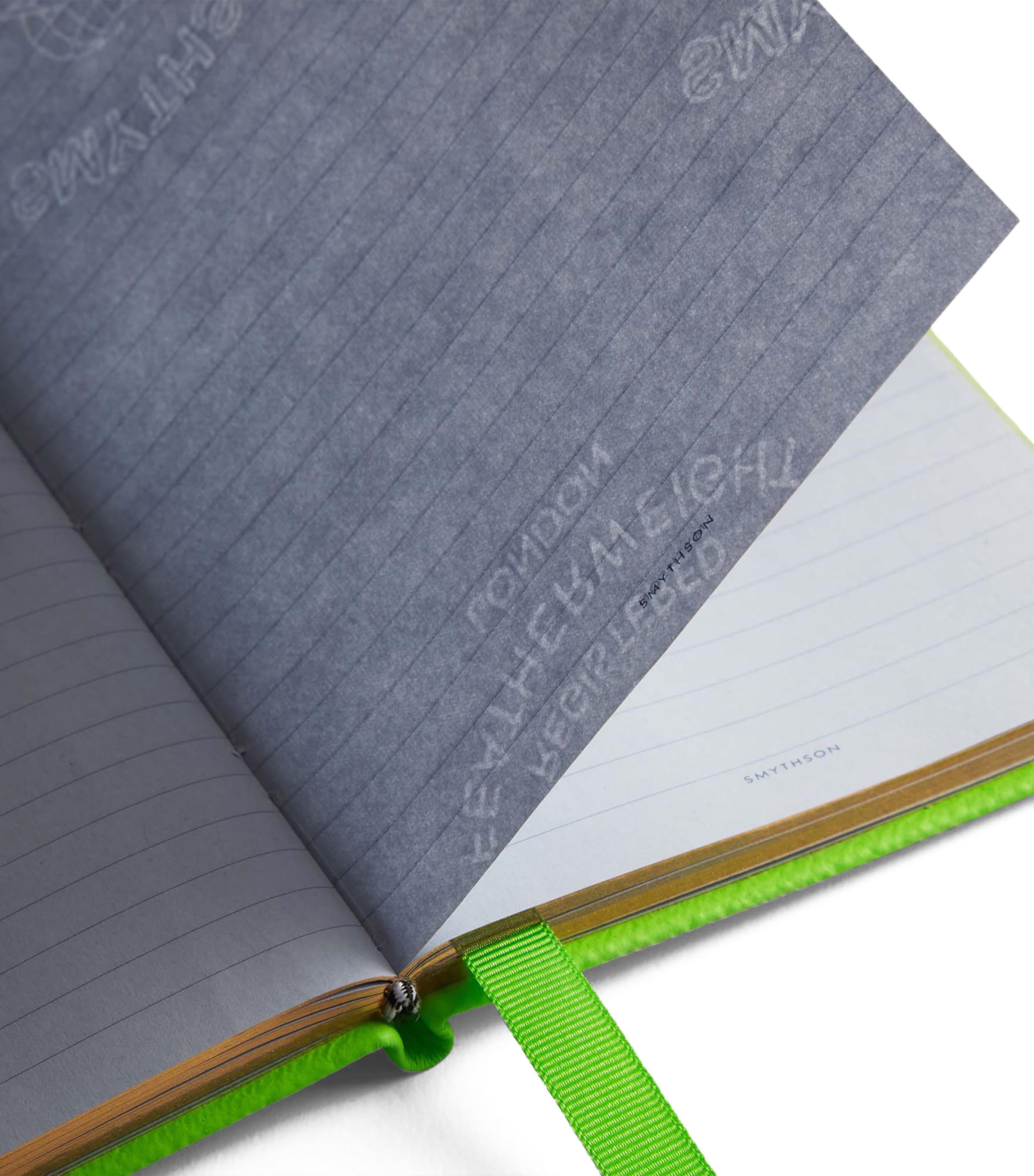SMYTHSON　ノート　エメラルドグリーン Smythson スマイソン SMYTHSON ノート WAFER NOTEBOOK SMILE