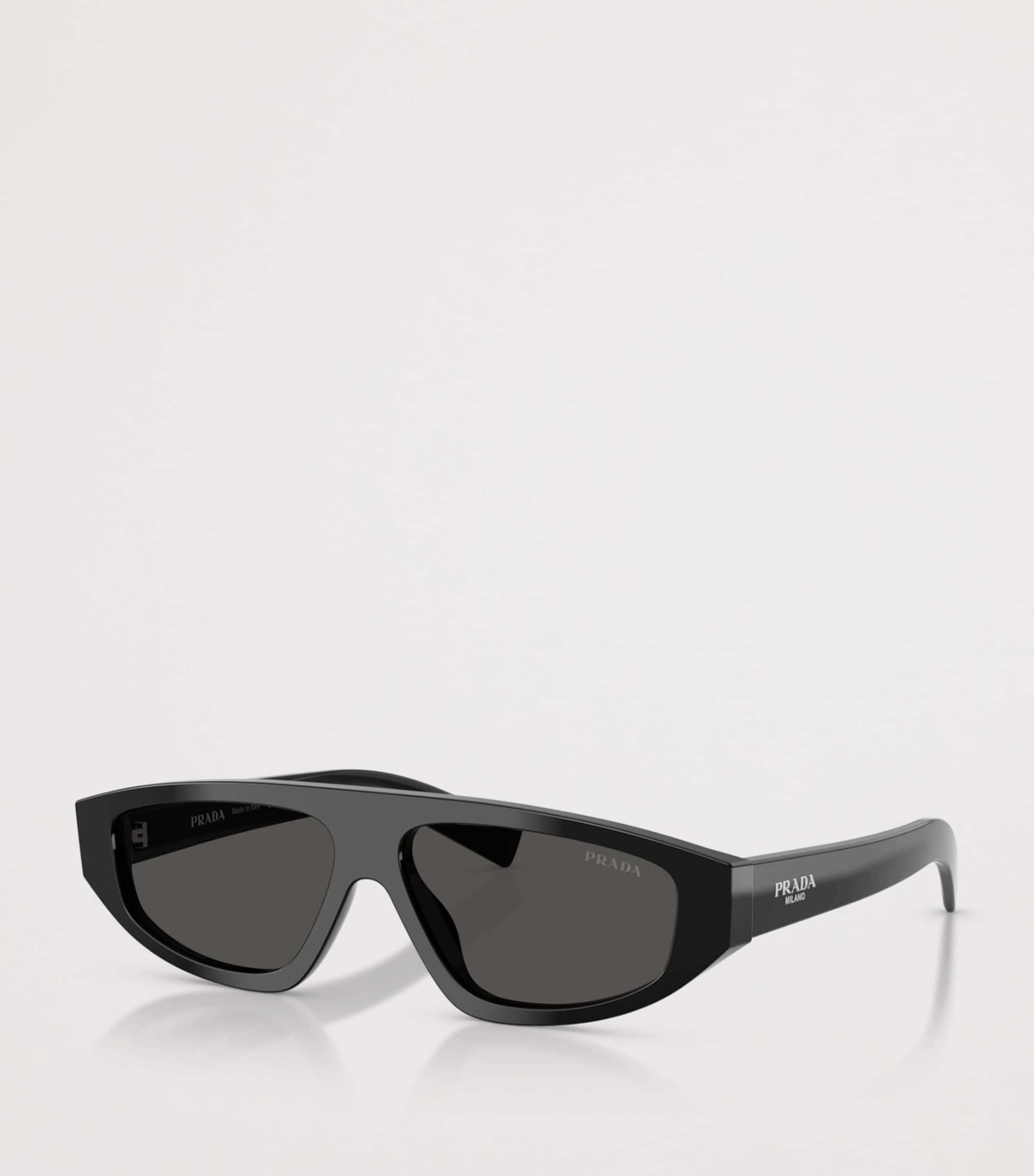 Prada PR C02S  Irregular Sunglasses Black Image 2