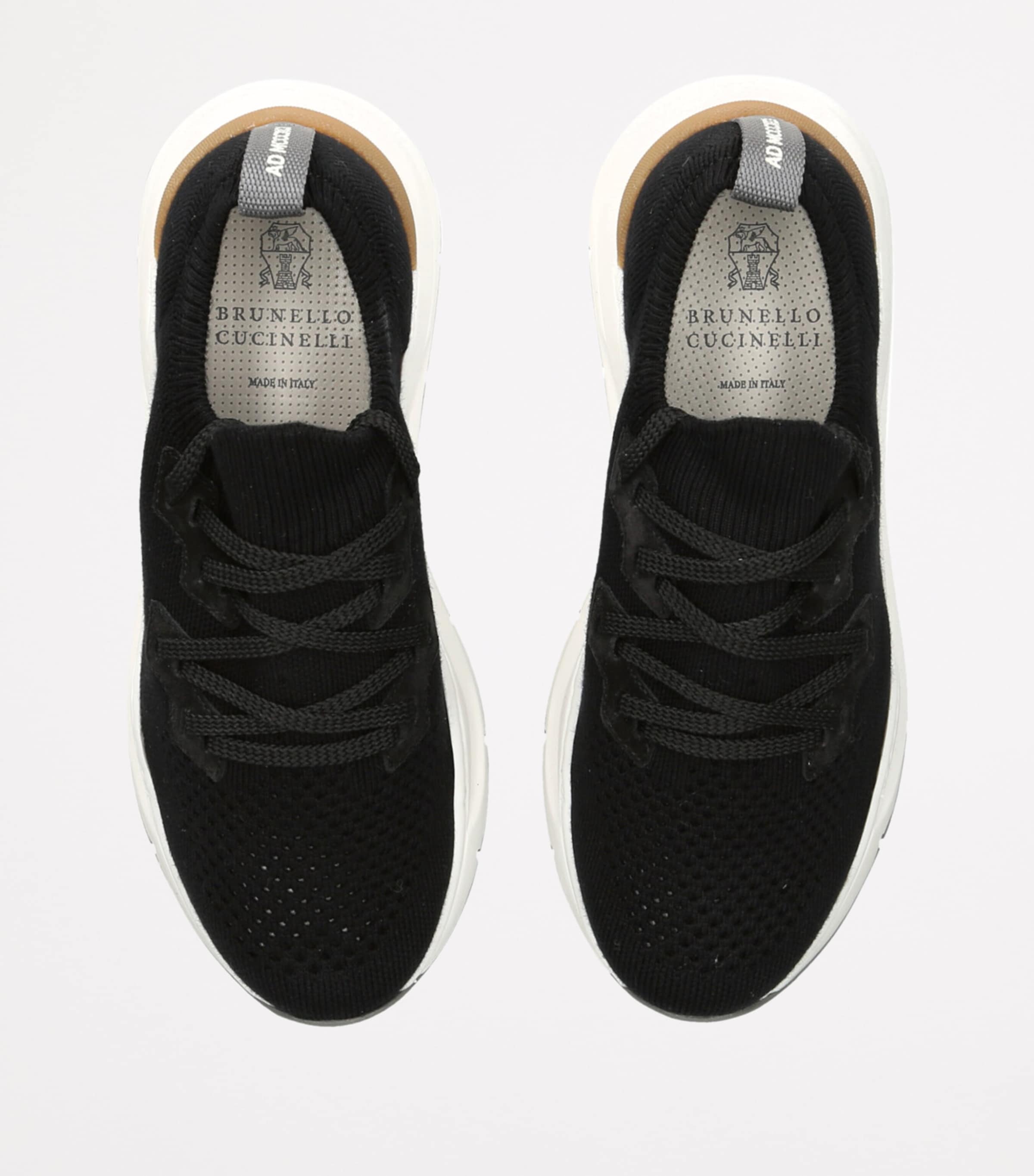 Knitted Sneakers BLACK Image 4