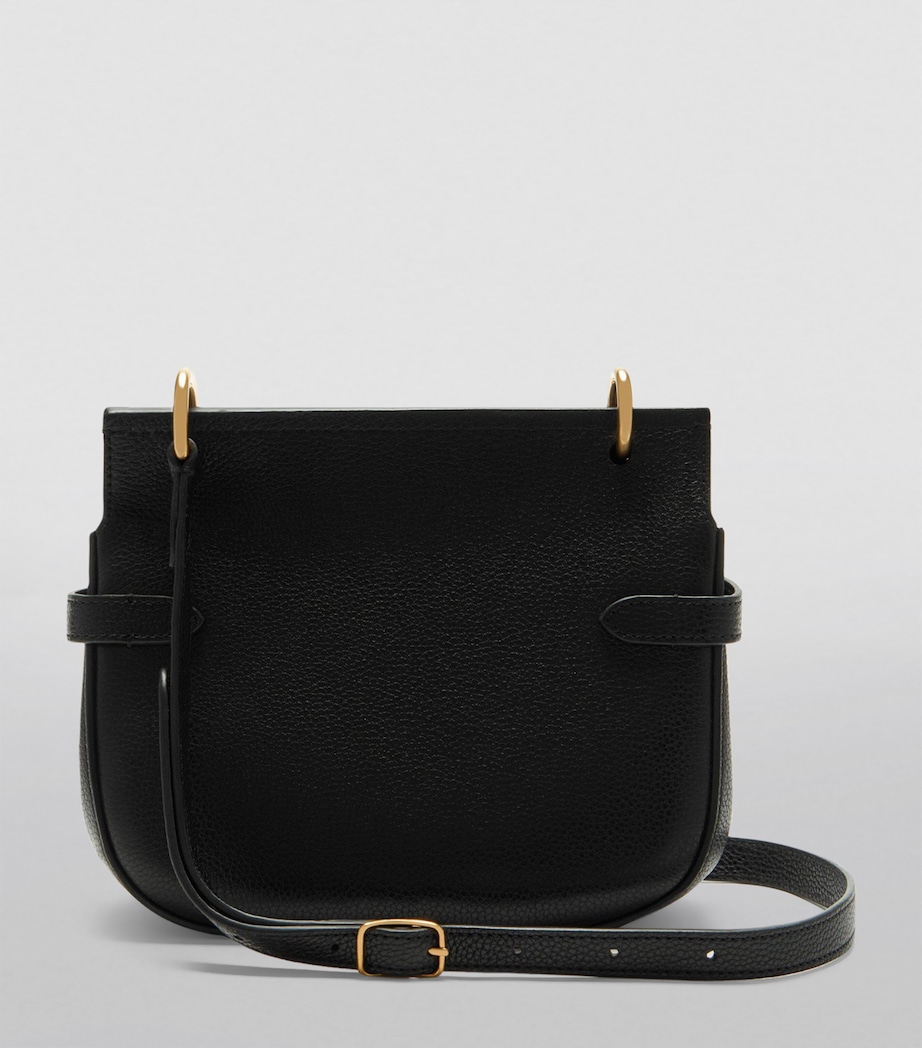Small Leather Amberley Cross-Body Bag BLACK Image 4
