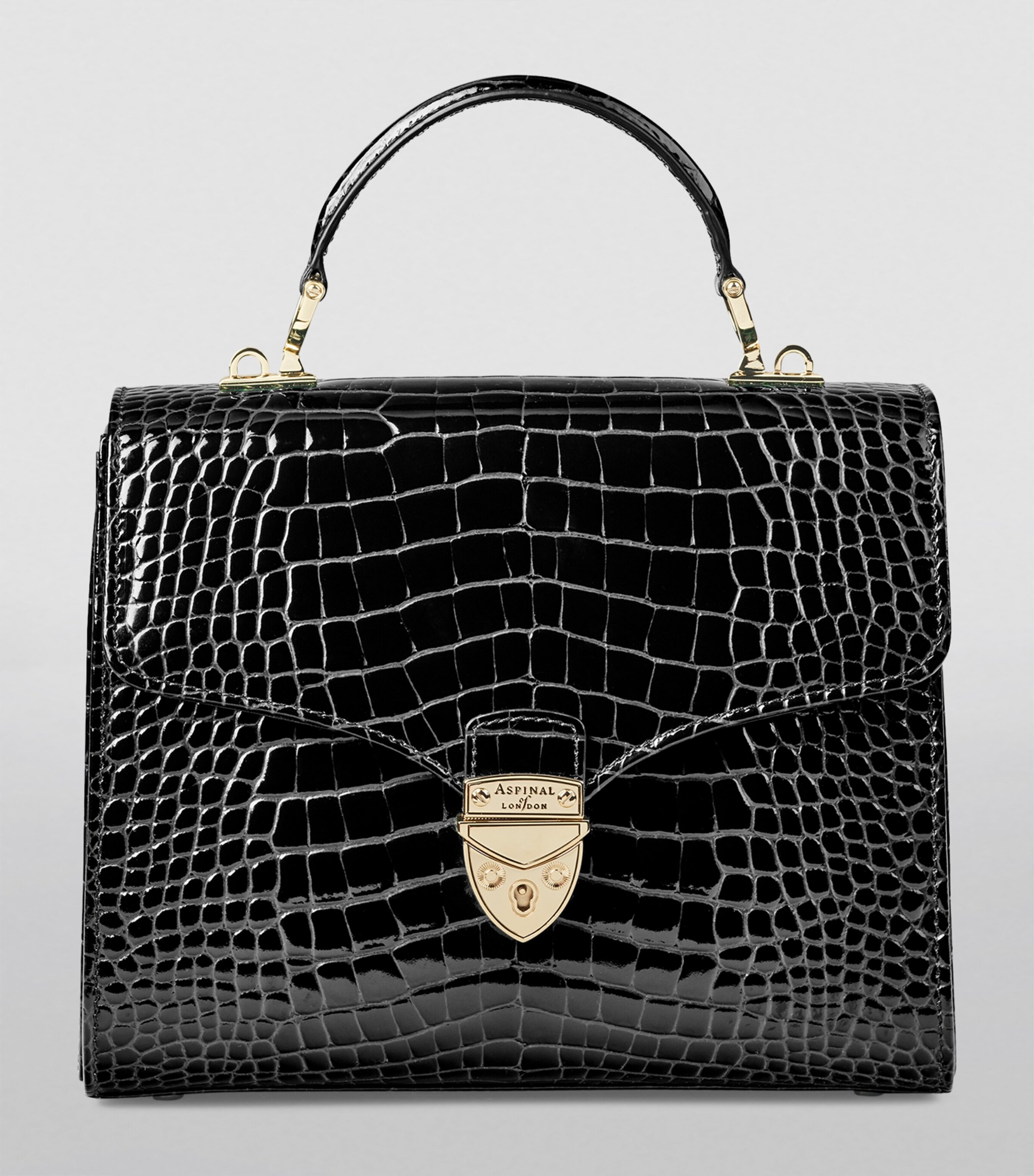 Aspinal Of London Mayfair Top-Handle Bag Black Image 8