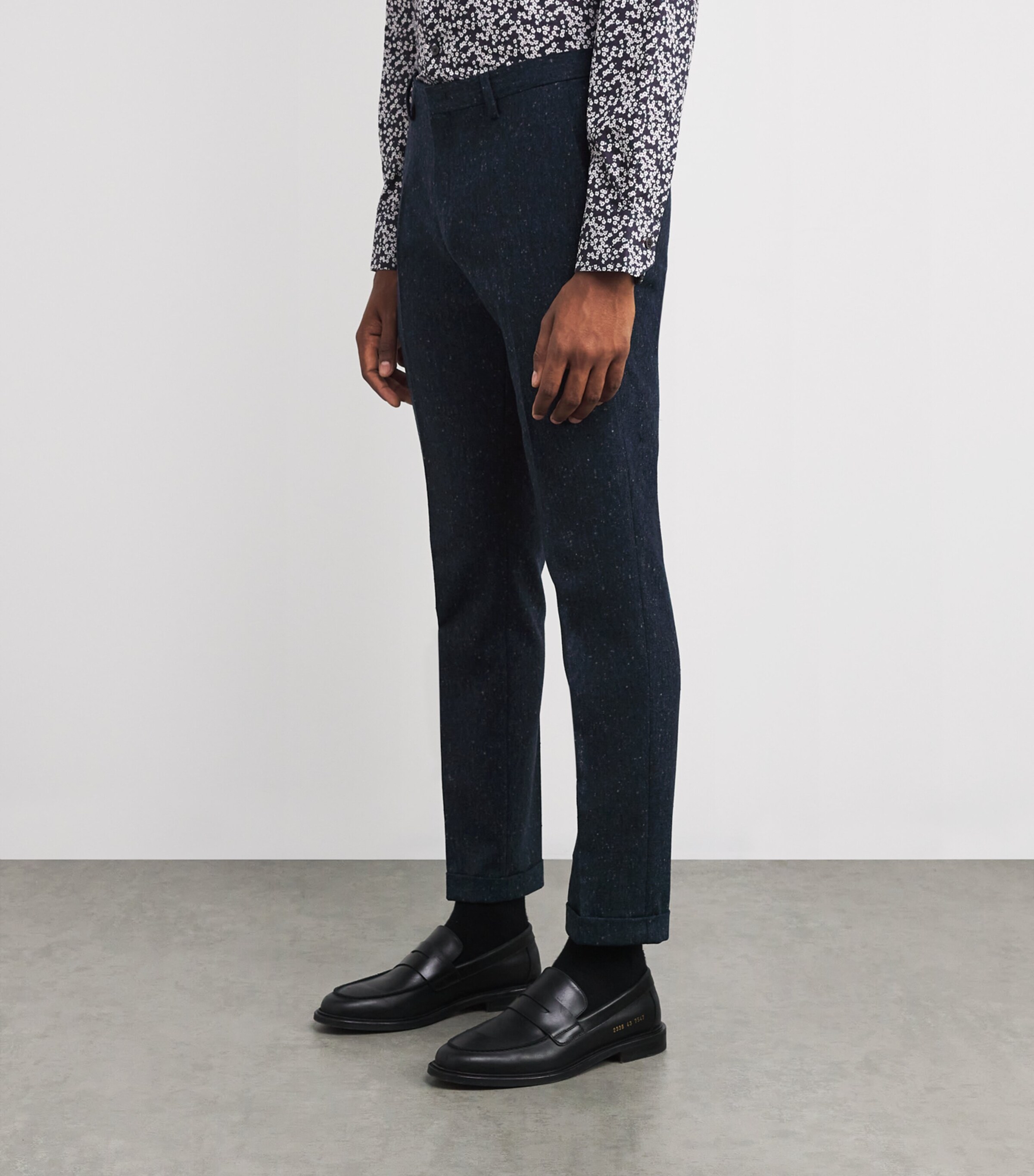 Wool Soho Trousers 44_PETROL BLUE Image 3