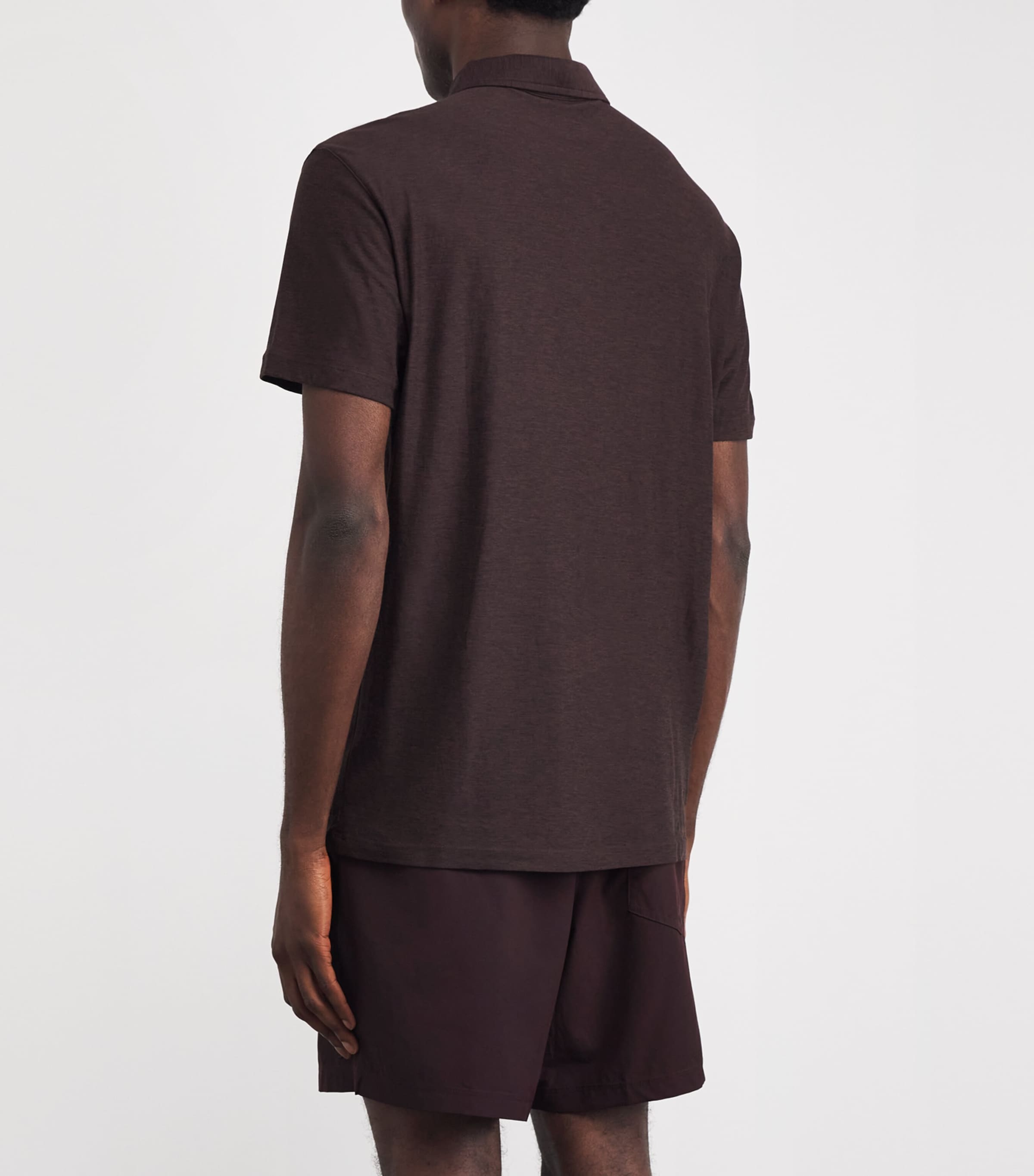 Strato Tech Polo Shirt RAISIN HEATHER-HRA Image 4