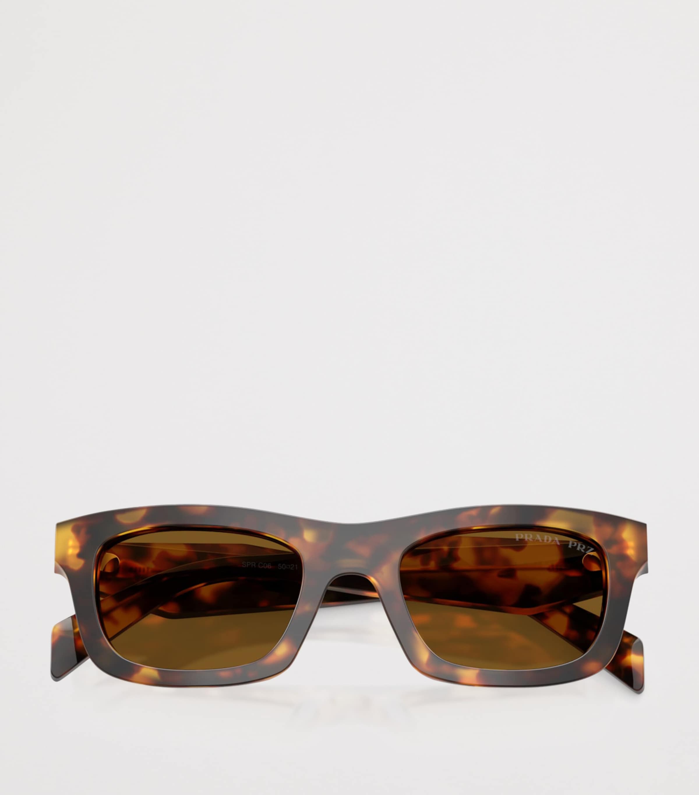 Acetate Rectangular Sunglasses 14L10U Image 5