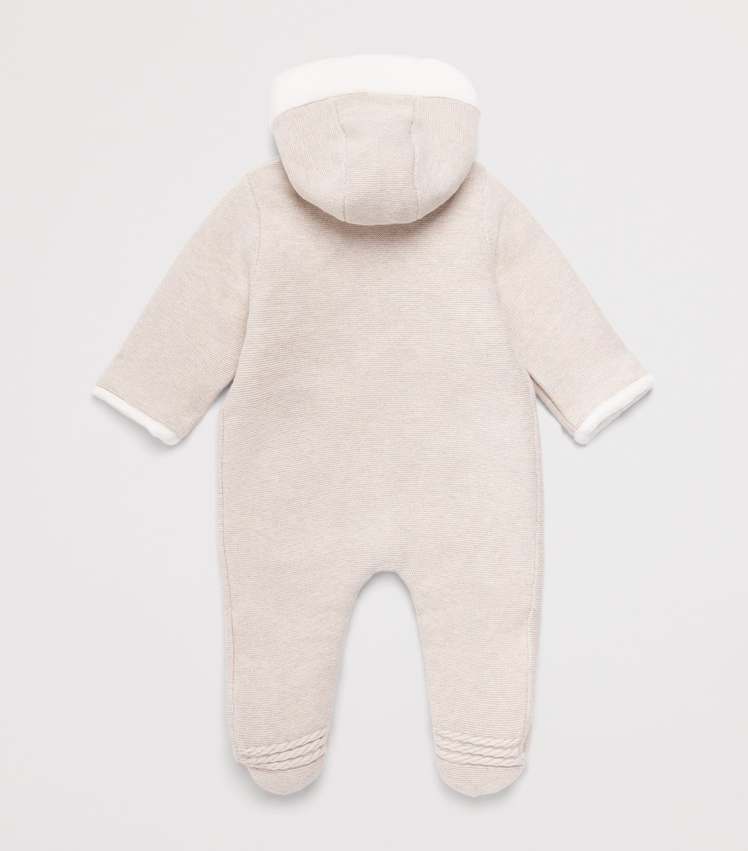 Tartine et Chocolat Cotton-Blend All-In-One (1-18 Months) Chiné Image 2