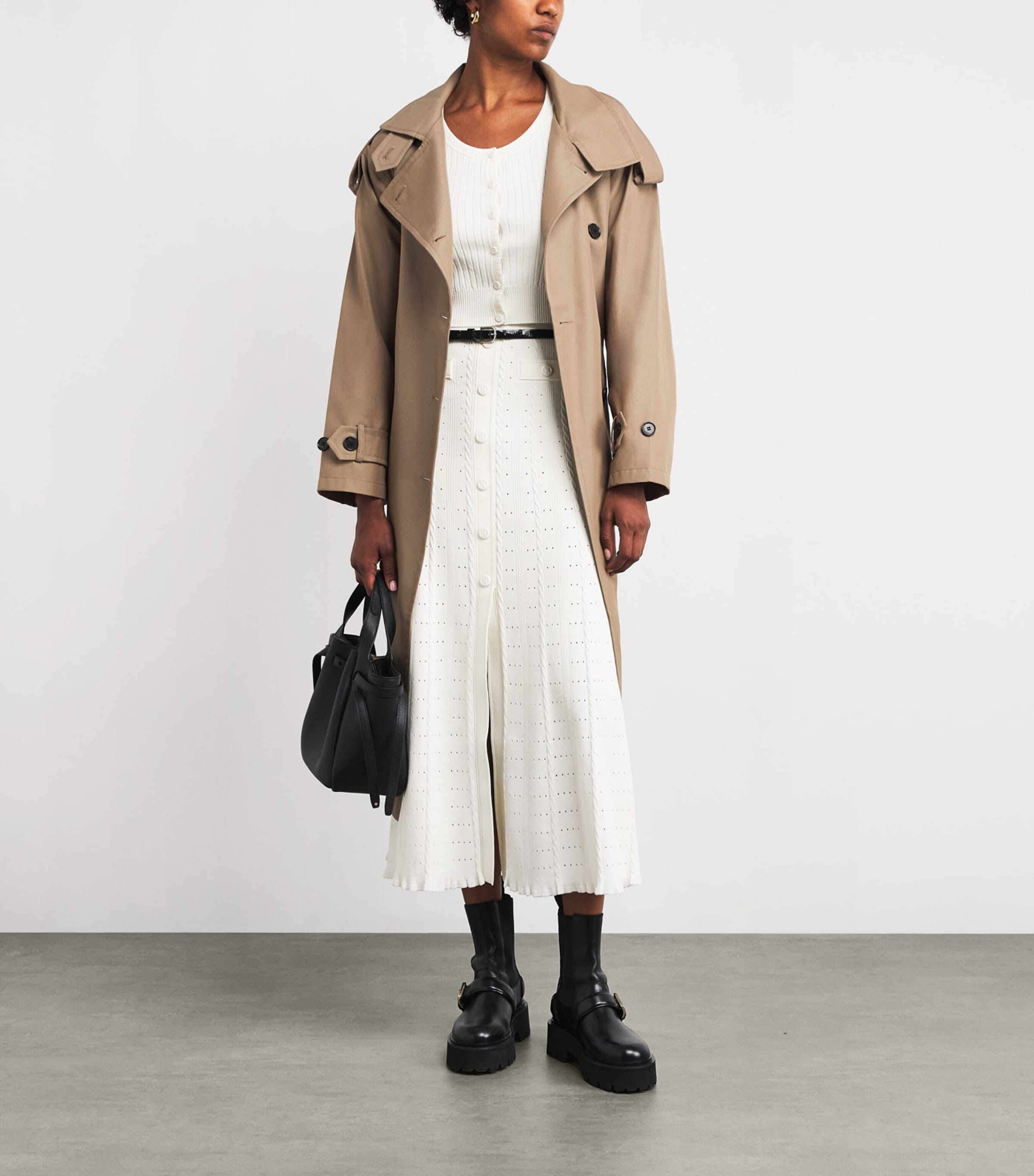 Ribbed Cardigan ECRU Image 2