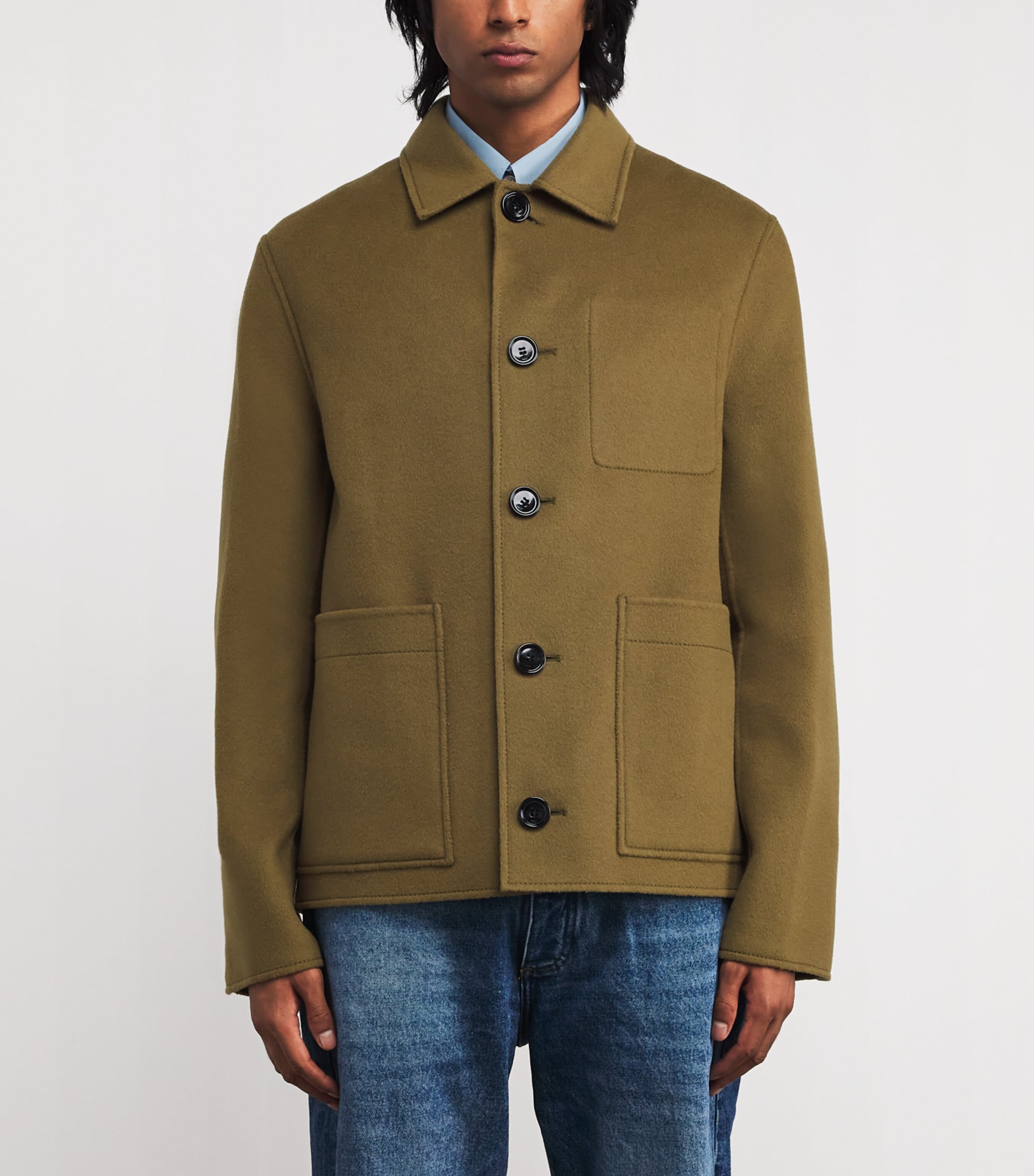 AMI Paris Wool-Cashmere Overshirt | Men Clothing | Coats & Jackets | Overshirts & Shackets | Designers | Ami Paris | Men Trending Now | Men Wardrobe Essentials AMI Paris Wool-Cashmere Overshirt | Men Clothing | Coats & Jackets | Overshirts & Shackets | Designers | Ami Paris | Men Trending Now | Men Wardrobe Essentials