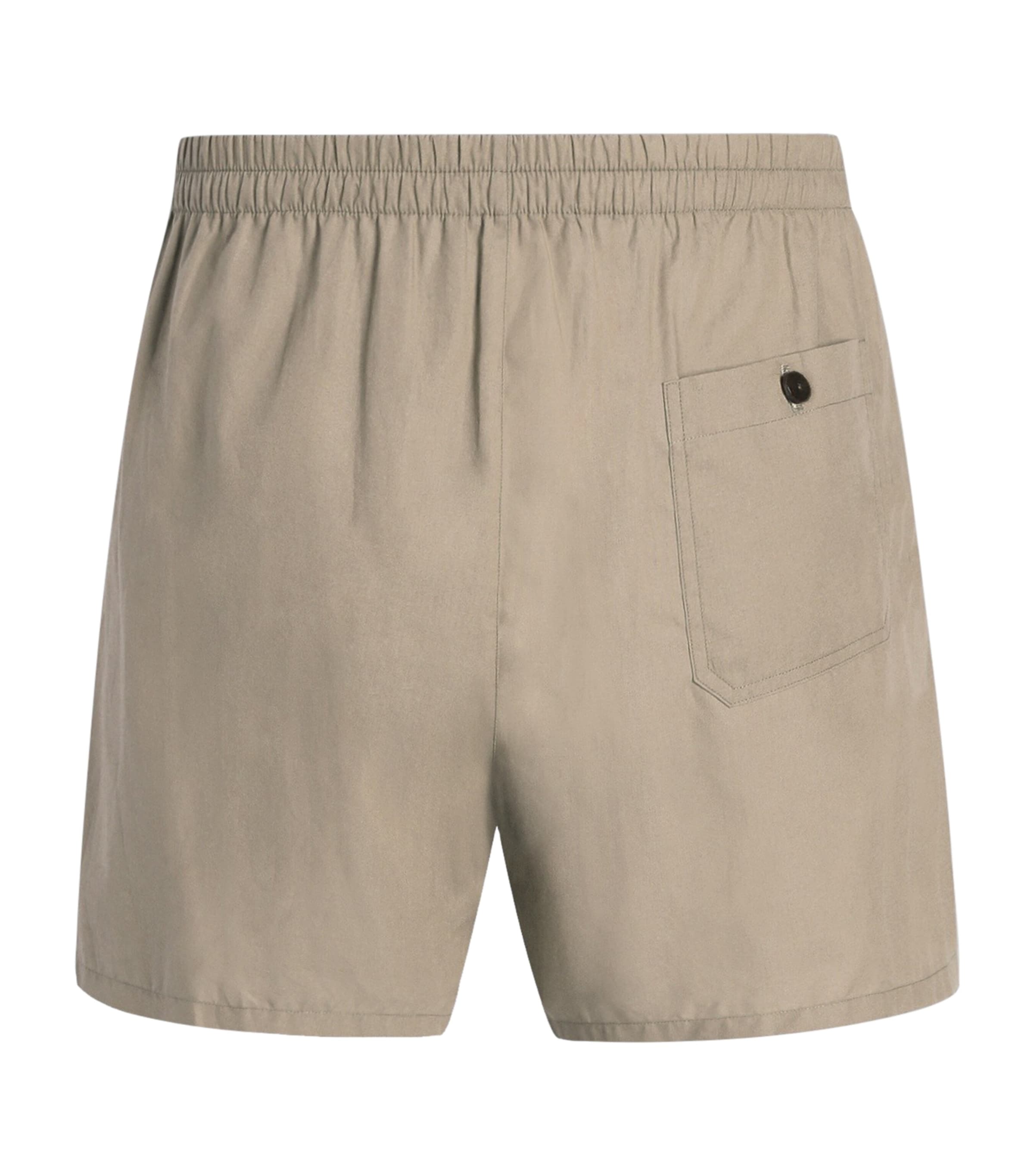 Dolce&Gabbana Mens Cotton Poplin Shorts Beige Image 2