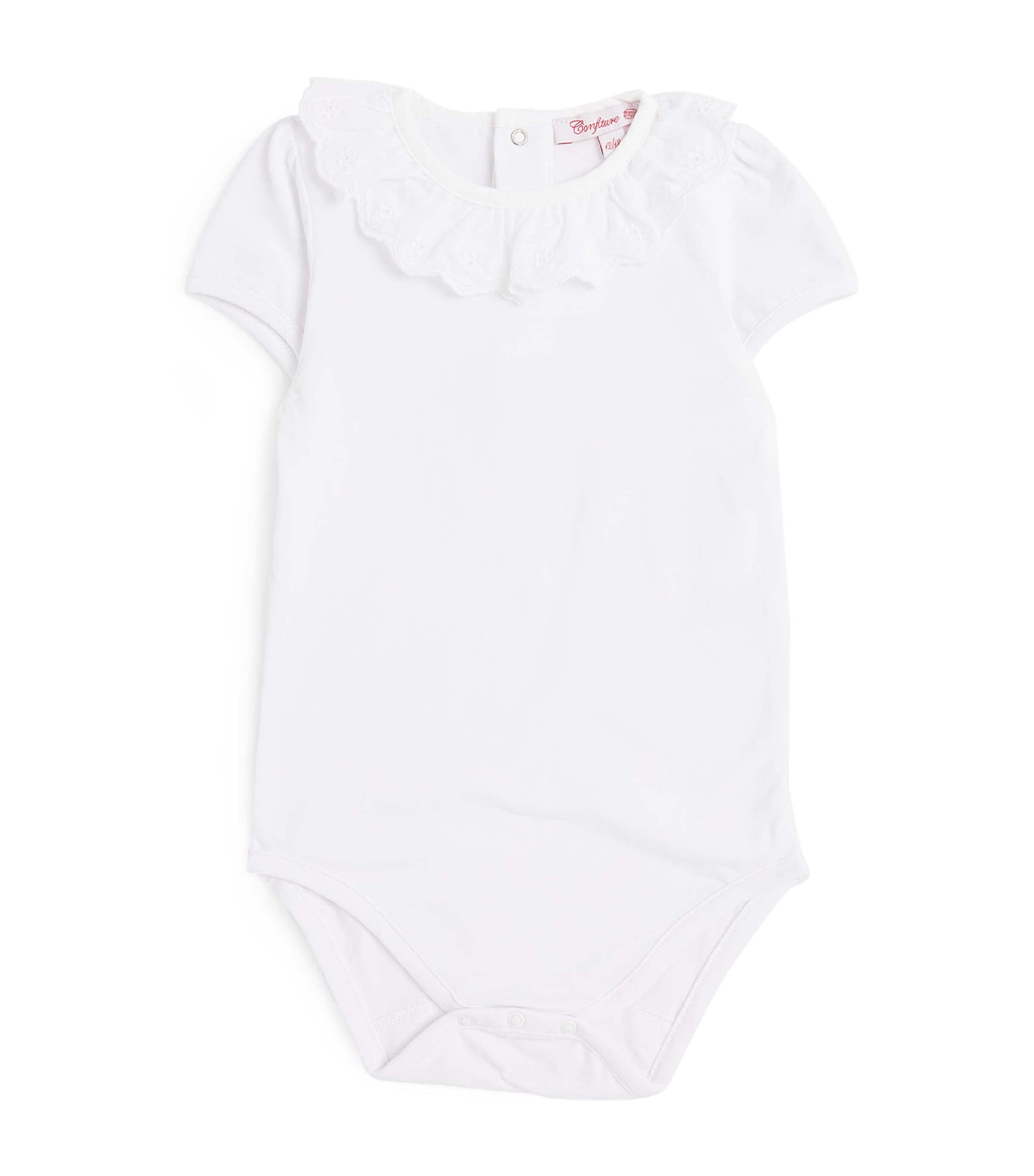 Broderie Anglaise Katie Bodysuit (3-24 Months) WHITE Image 2