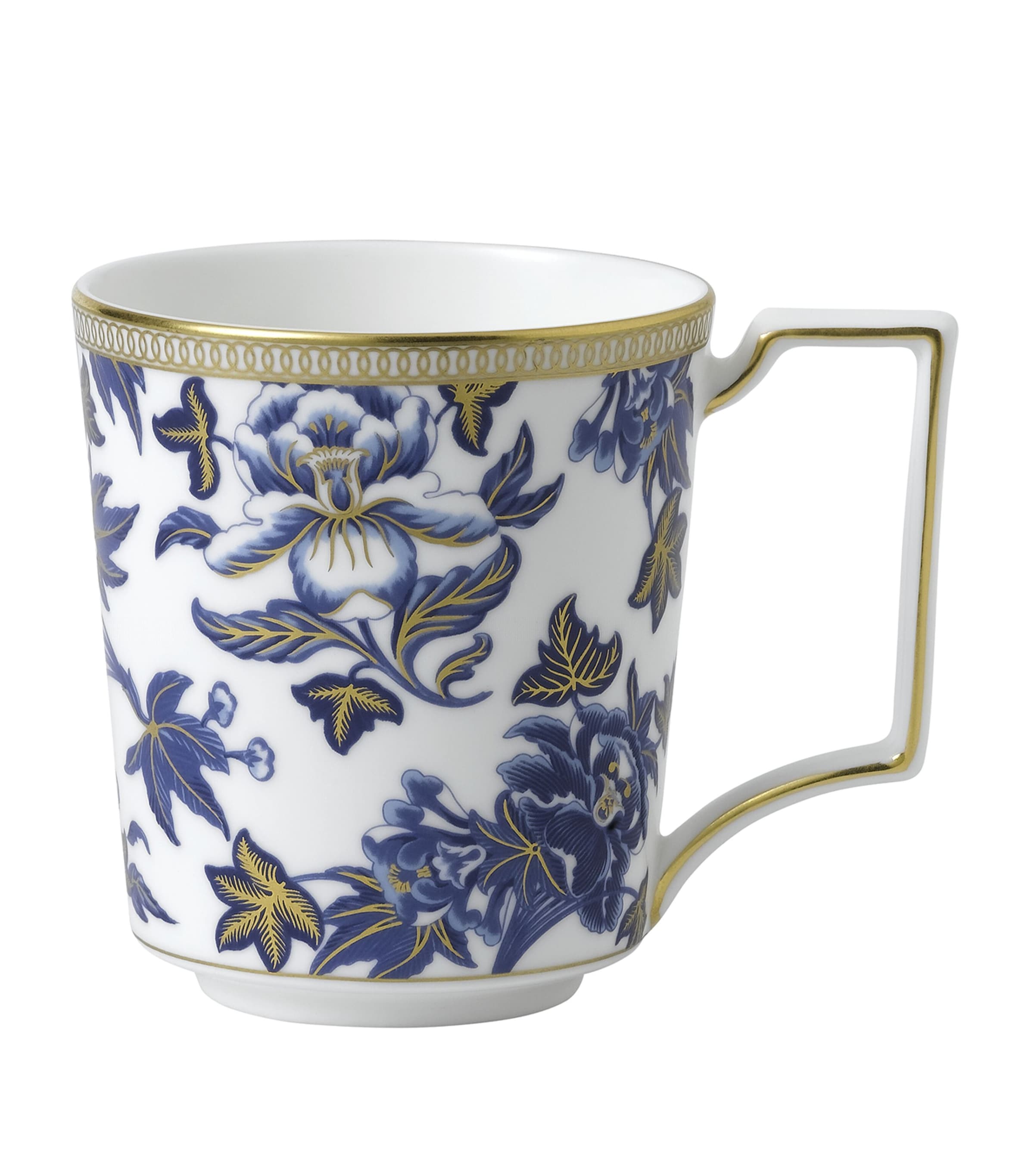 Wedgwood Bone China Hibiscus Mug Blue Image 1