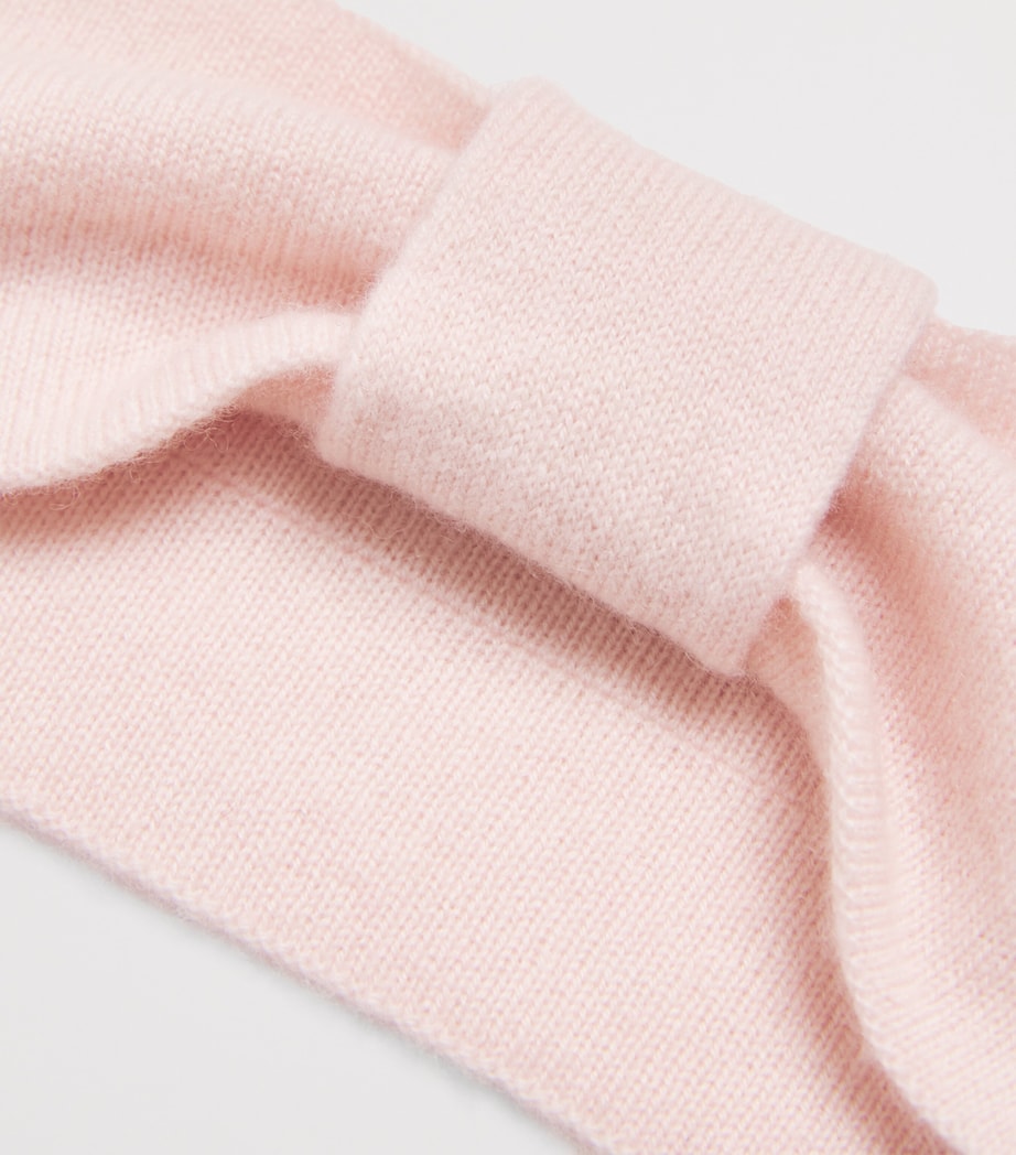 Cashmere Headband PINK Image 3