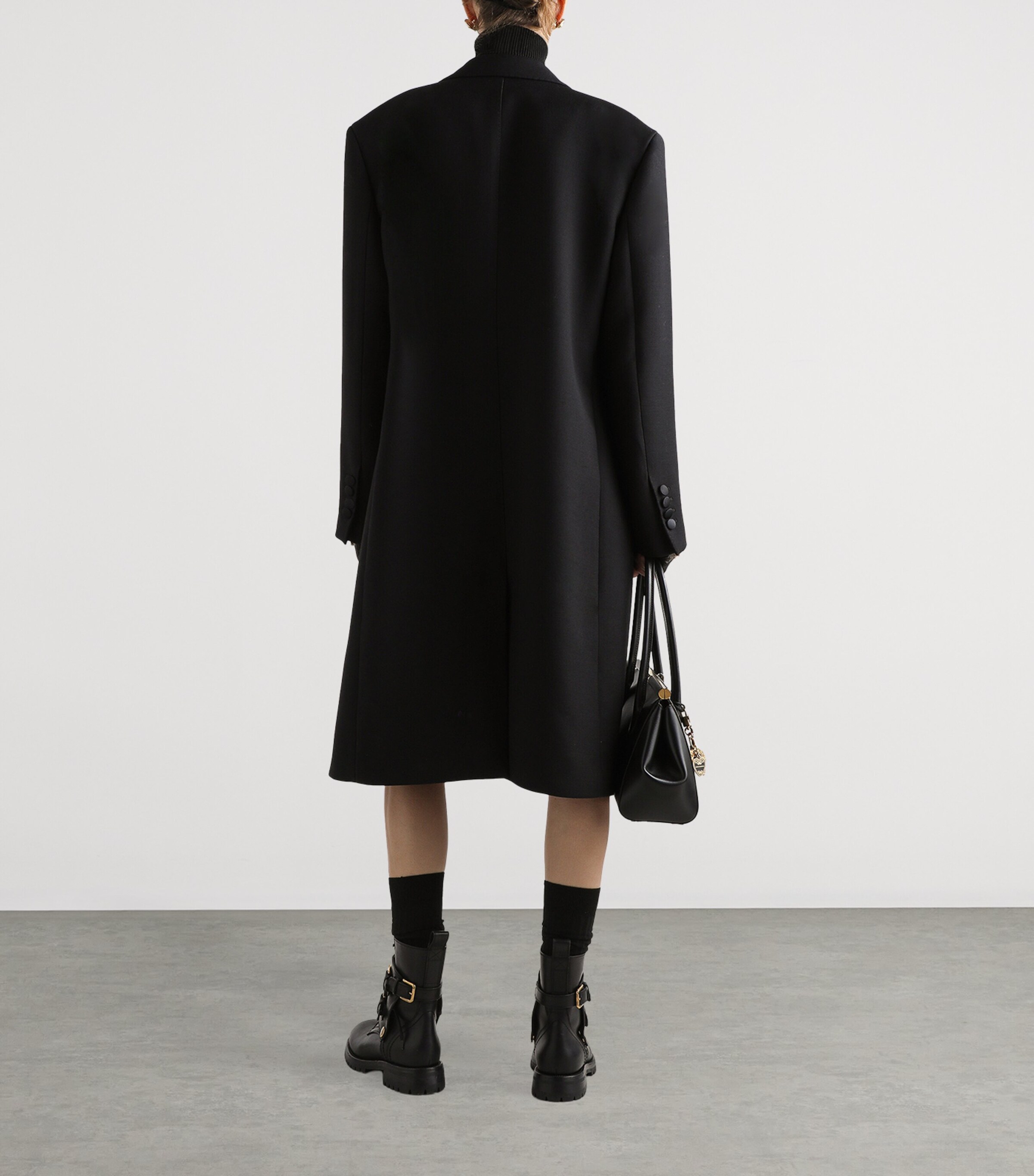 Cropped Leggings N0000-BLACK Image 3