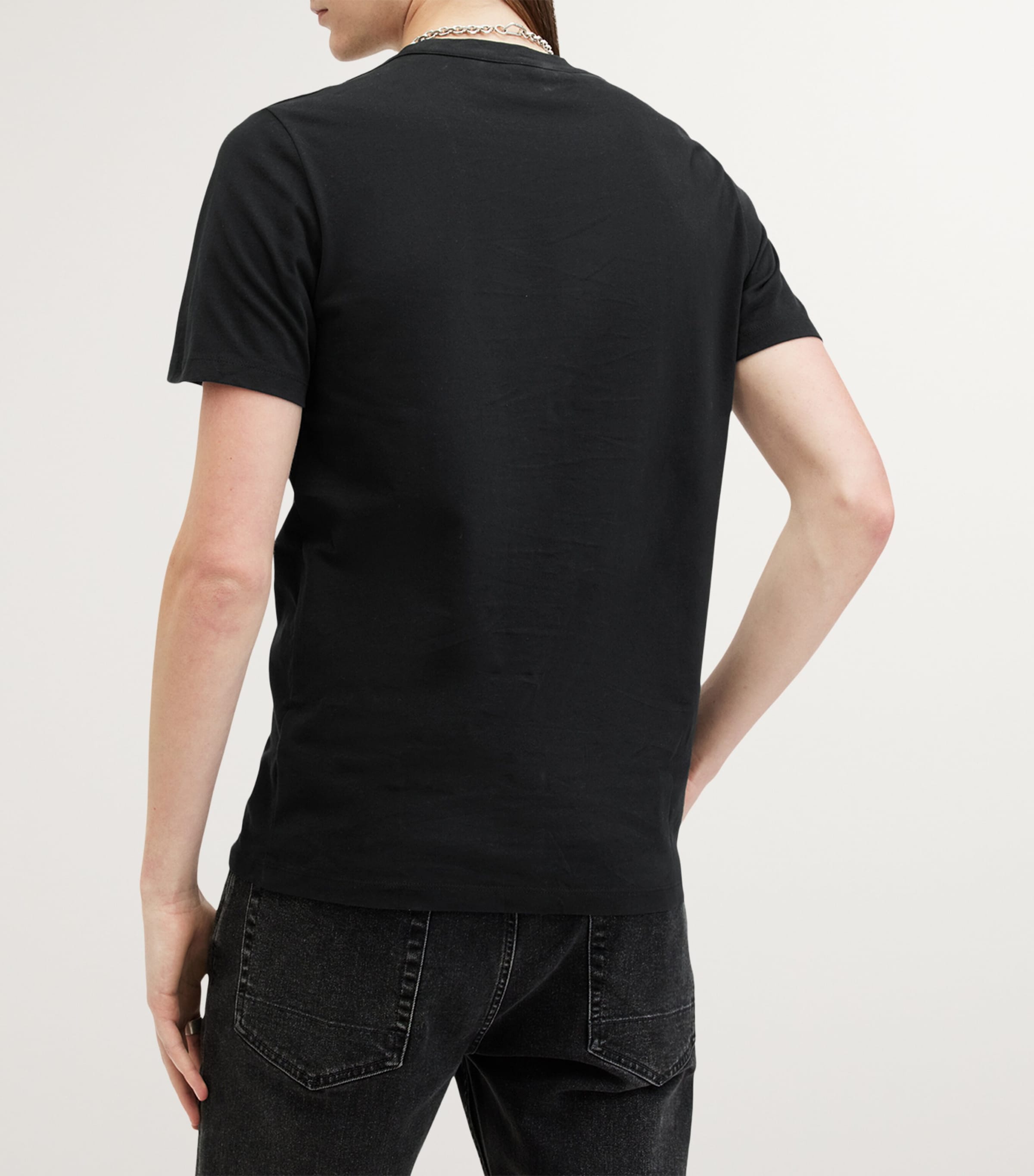 Organic Cotton Brace T-Shirt JET BLACK Image 6