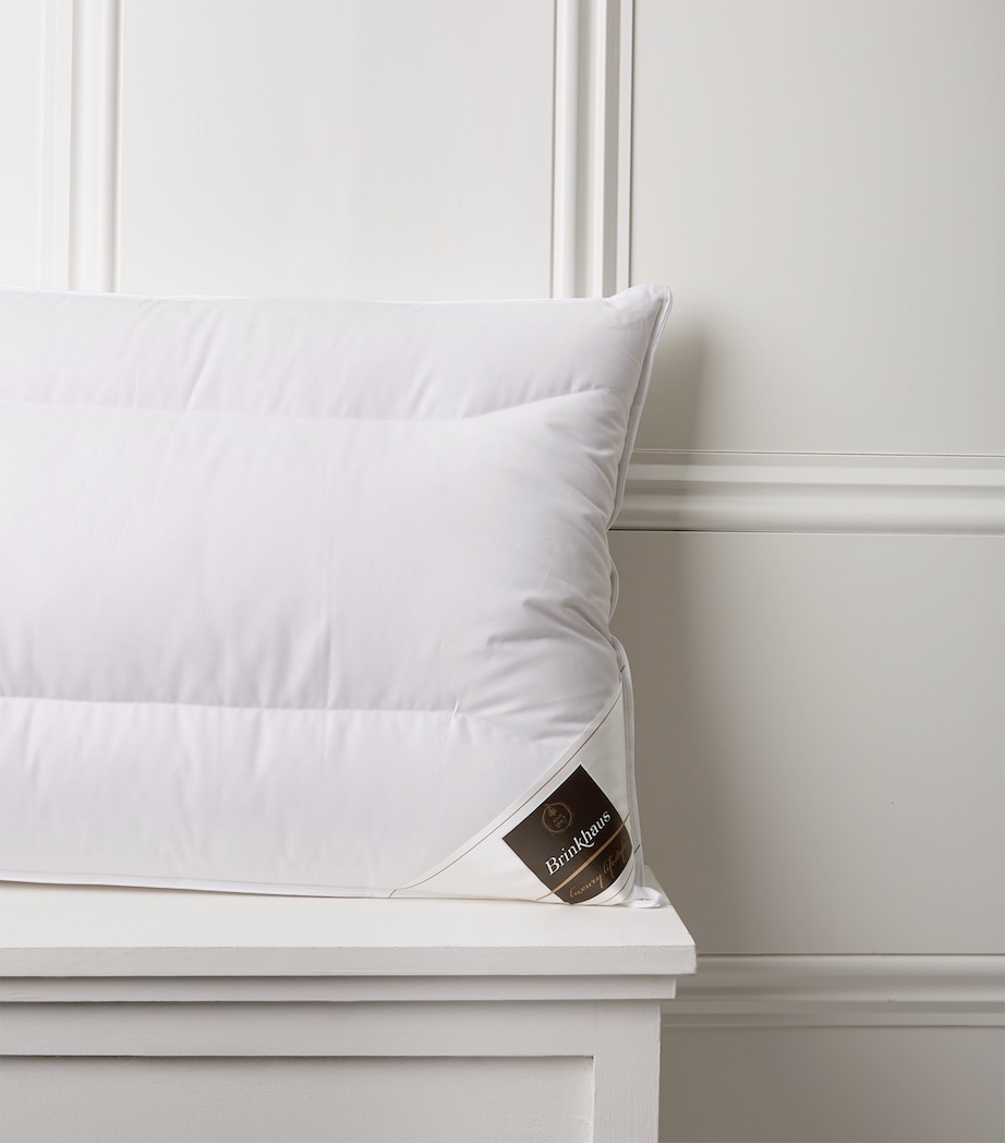 Sapphire 90% Goose Down Pillow (50cm x 75cm) WHITE Image 2