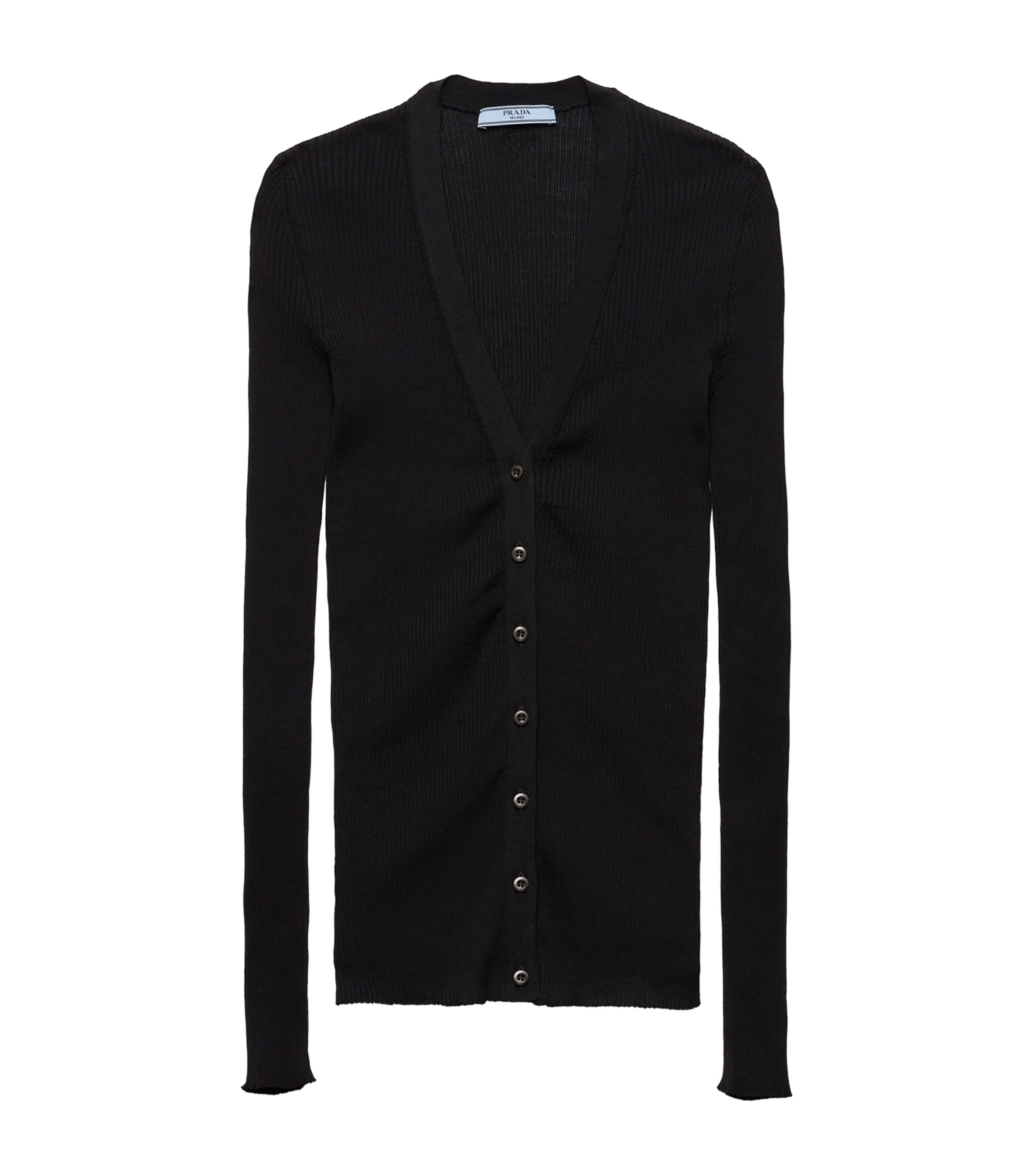 Cotton Slim-Fit Cardigan F0002 Image 1