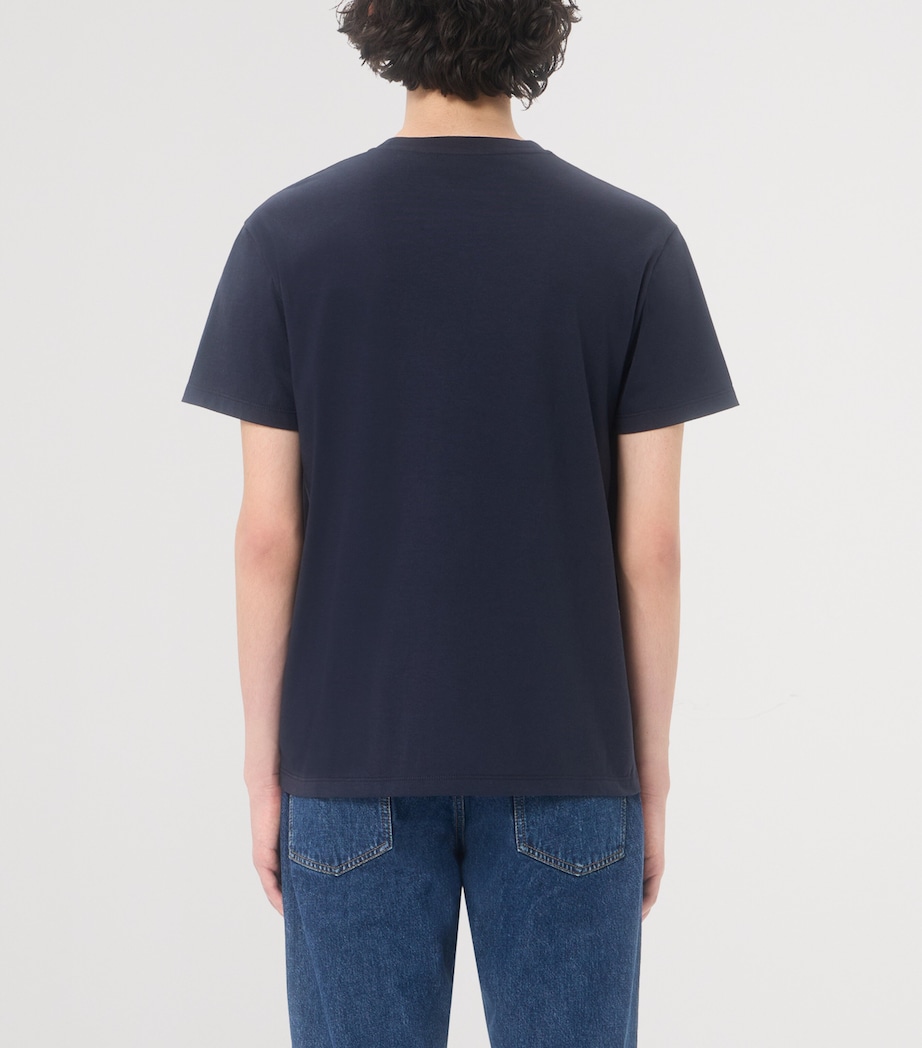 Valentino Mens Cotton VLogo T-Shirt Image 5