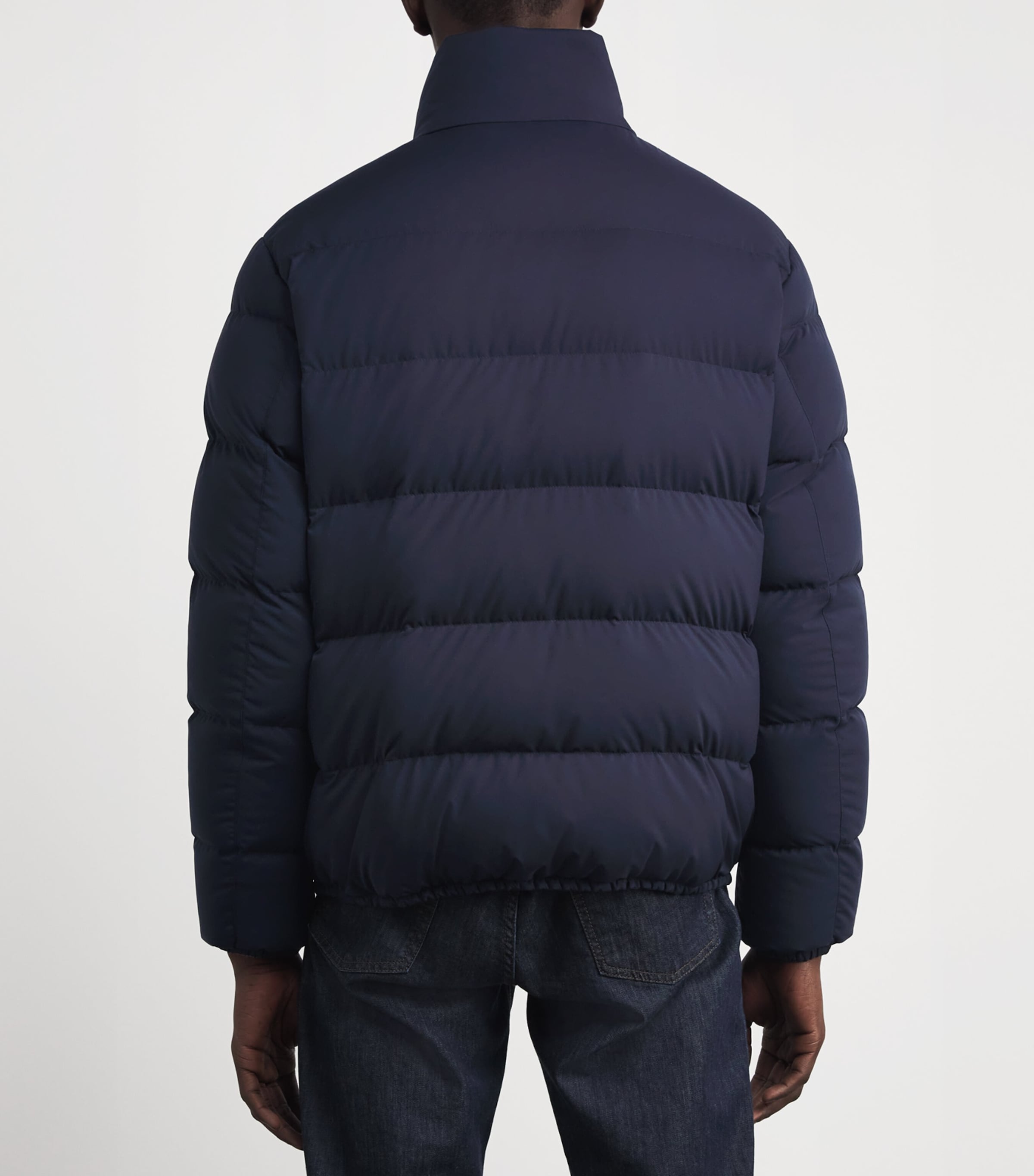 Quilted Harmon Down Jacket NAVY Image 4
