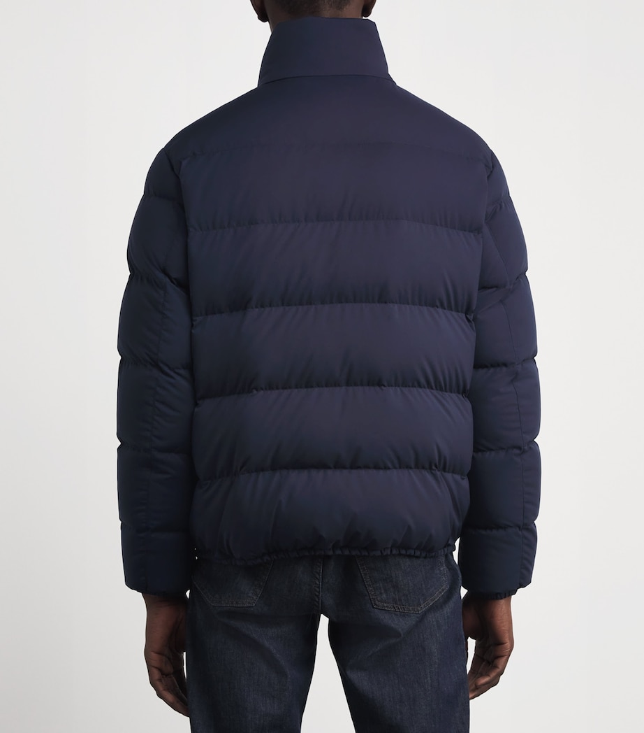 Quilted Harmon Down Jacket NAVY Image 4
