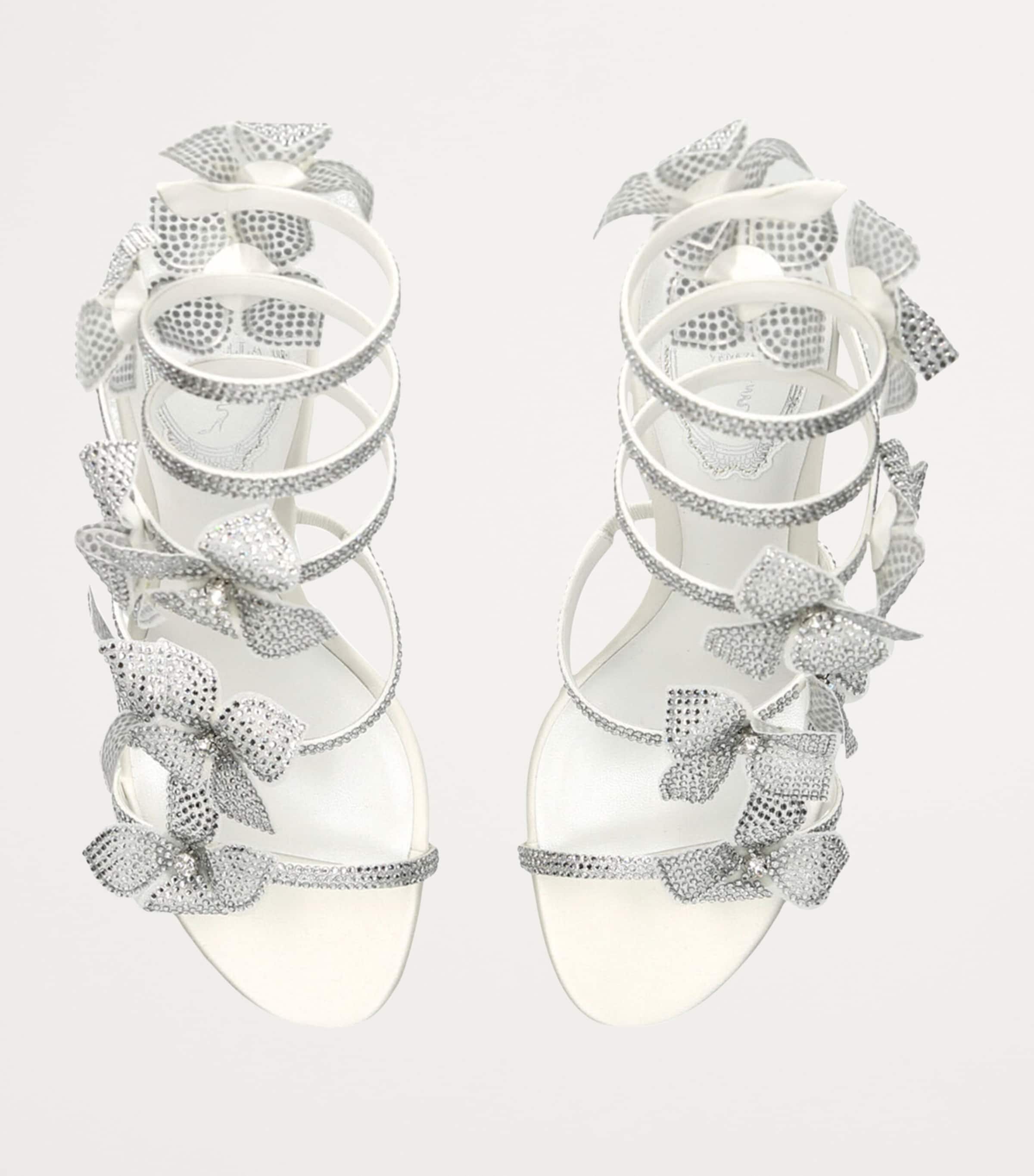 Embellished Floriane Sandals 80 WHITE Image 4