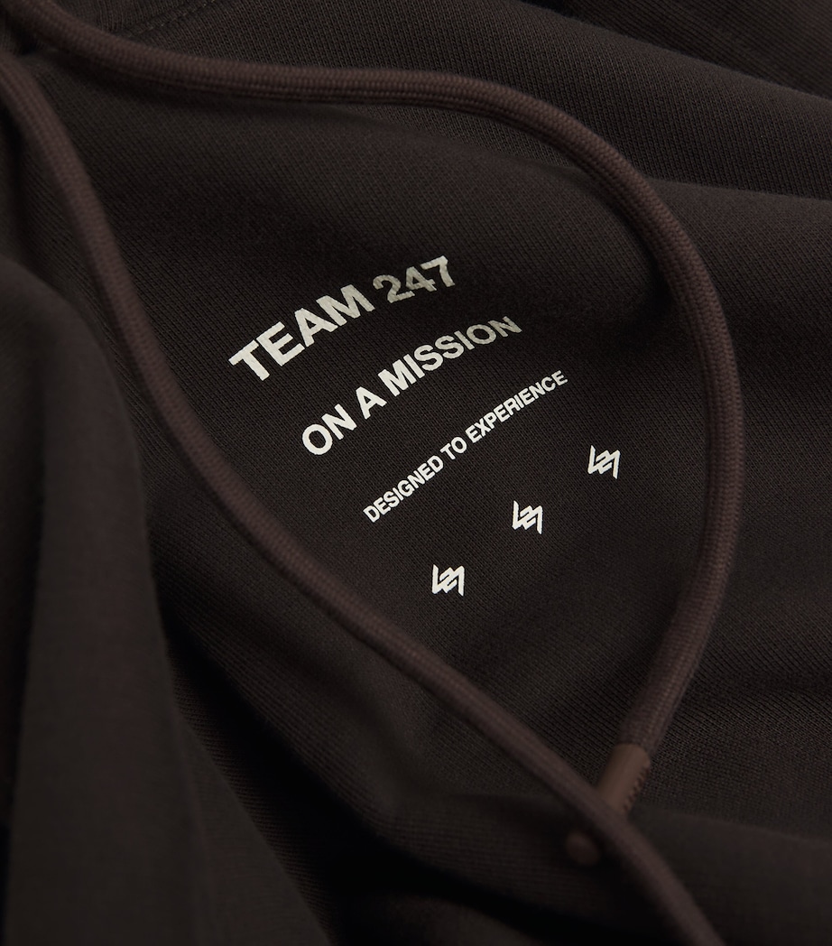 Cotton 247 Uprising Oversized Hoodie CHOCOLATE Image 5