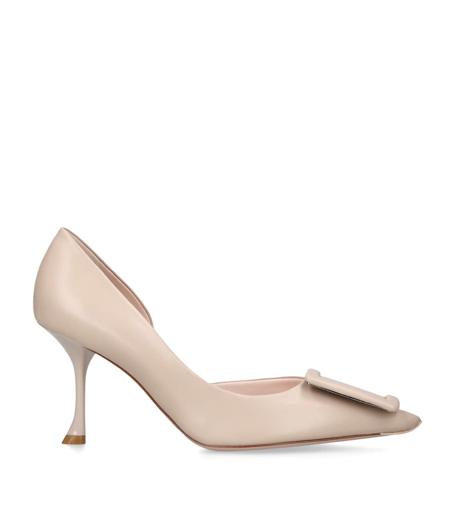 Roger Vivier Womens Viv In The City Pumps 85 Pale Pink Image 1