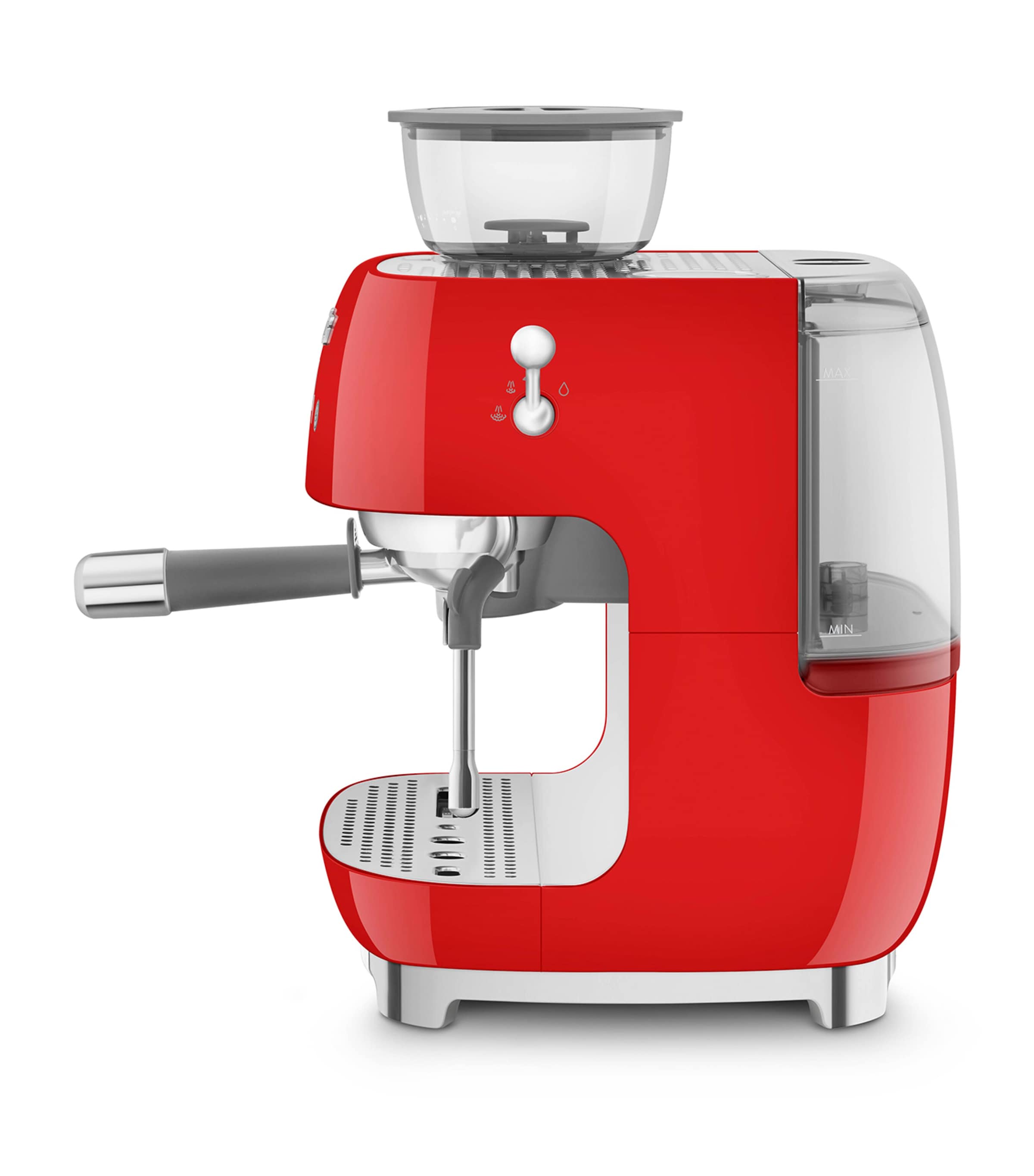 EGF03RDUK Espresso Coffee Machine with Grinder RED Image 3