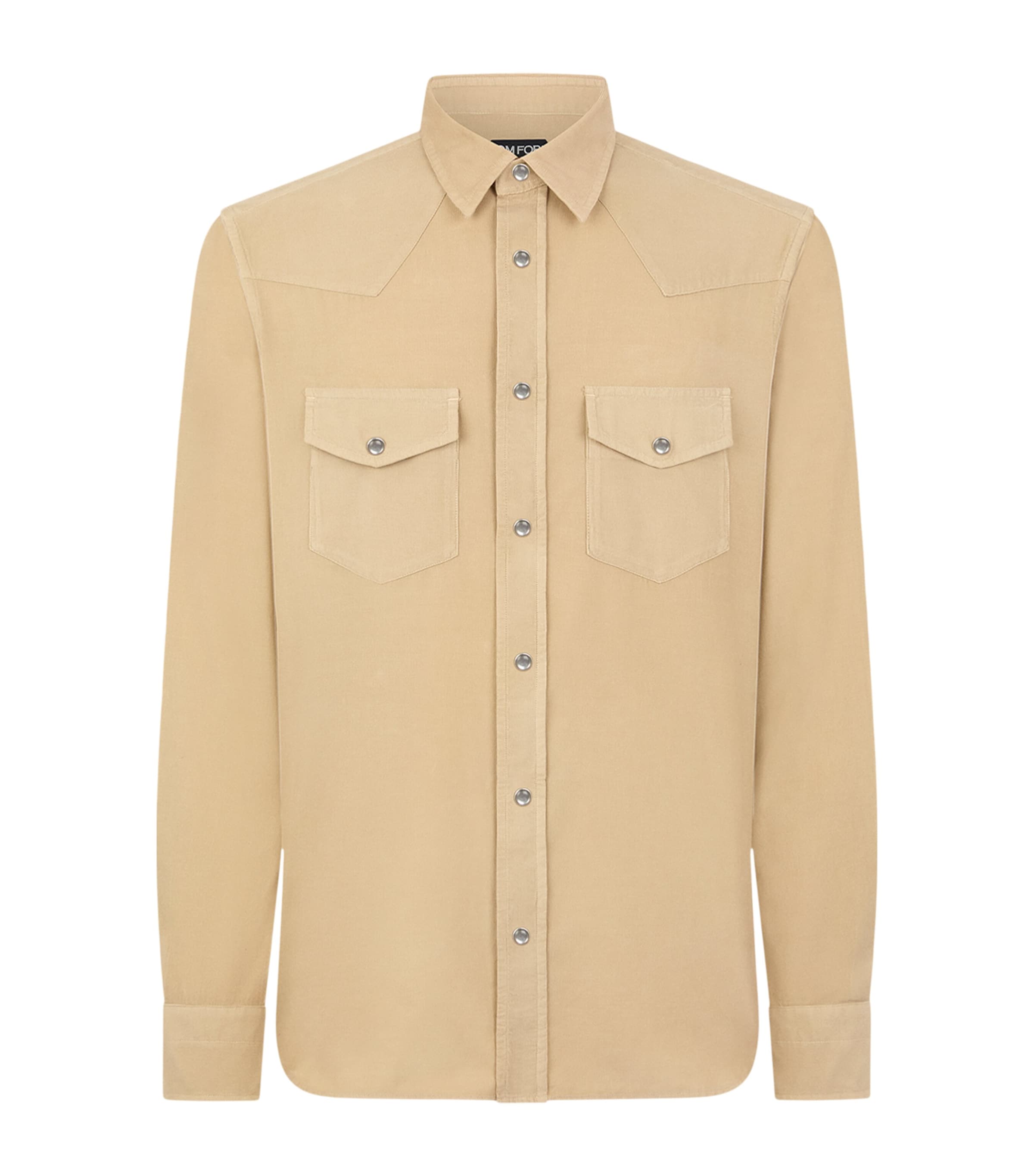 TOM FORD Mens Cotton Slim Shirt Jbt Image 1