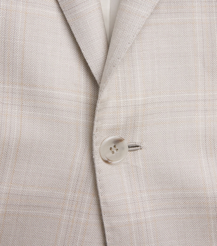 Wool-Silk Check Ravello Blazer 2800 Image 5