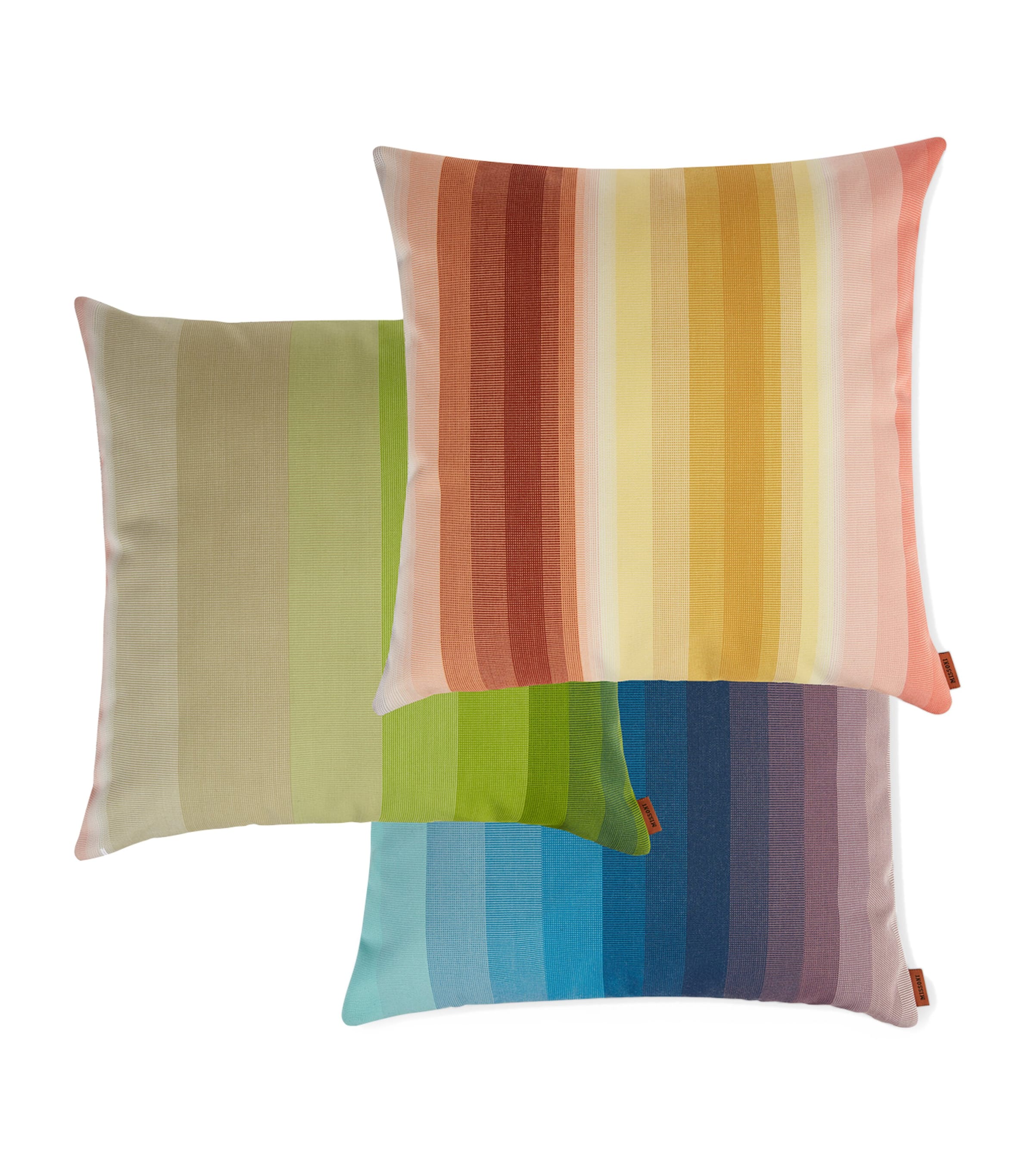 Shop Missoni Set Of 3 Oceania Cushions