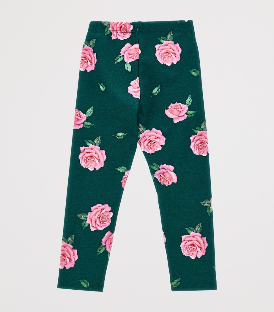 Floral Leggings (2-12 Years) VERDE BOSCO Image 1