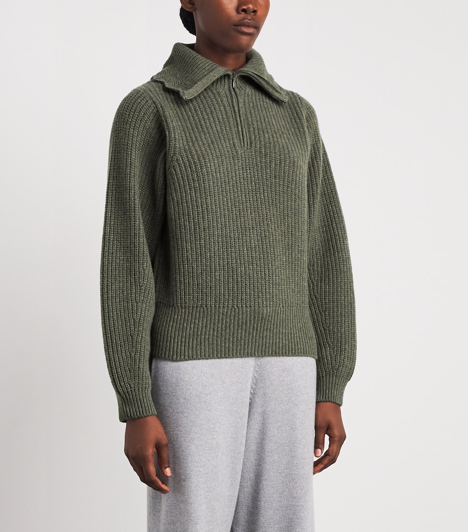 Molli Womens Virgin Wool Sweater Light Khaki Image 4