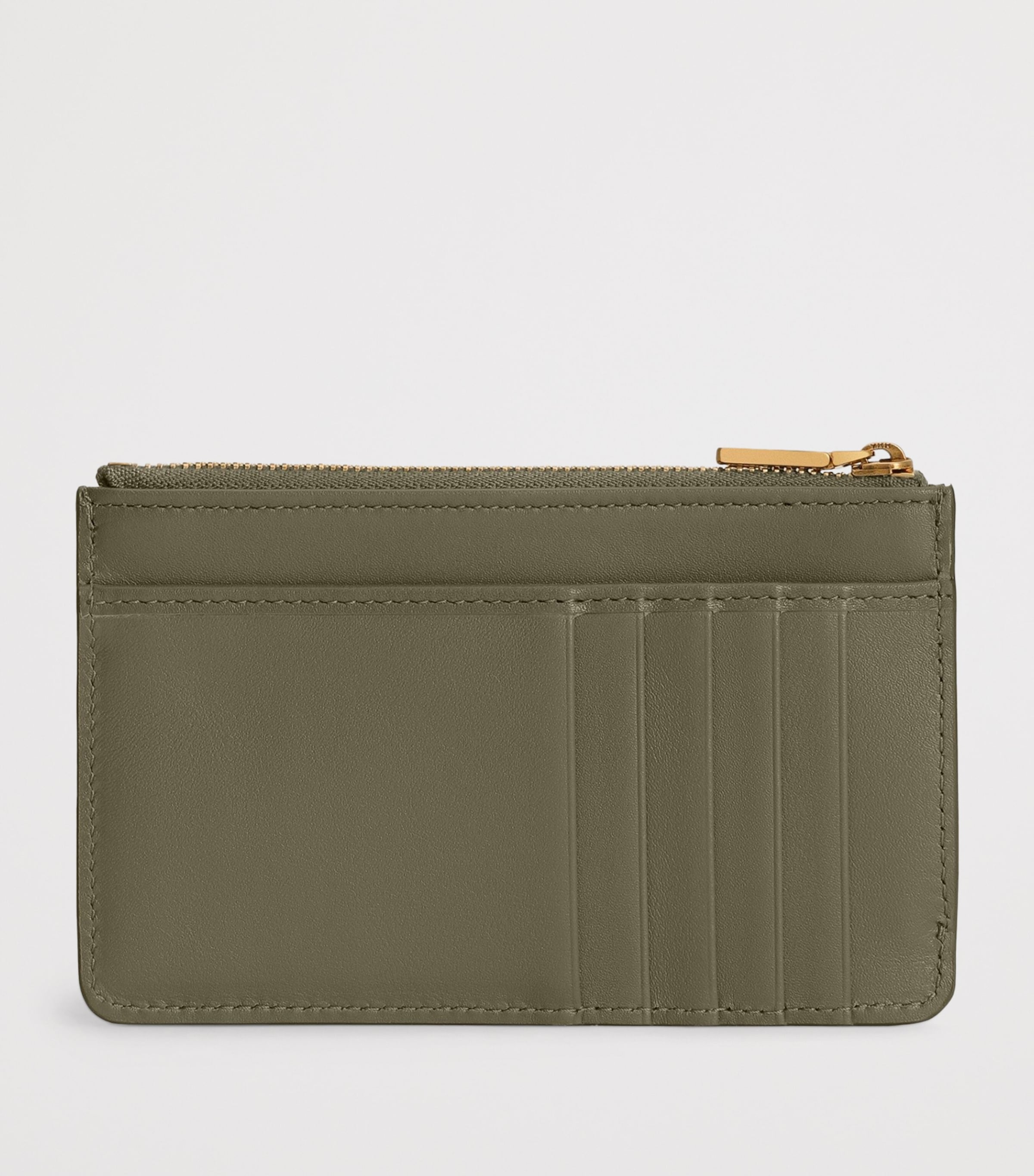 Plongé Calfskin Card Holder 80560-DARK GREE Image 3