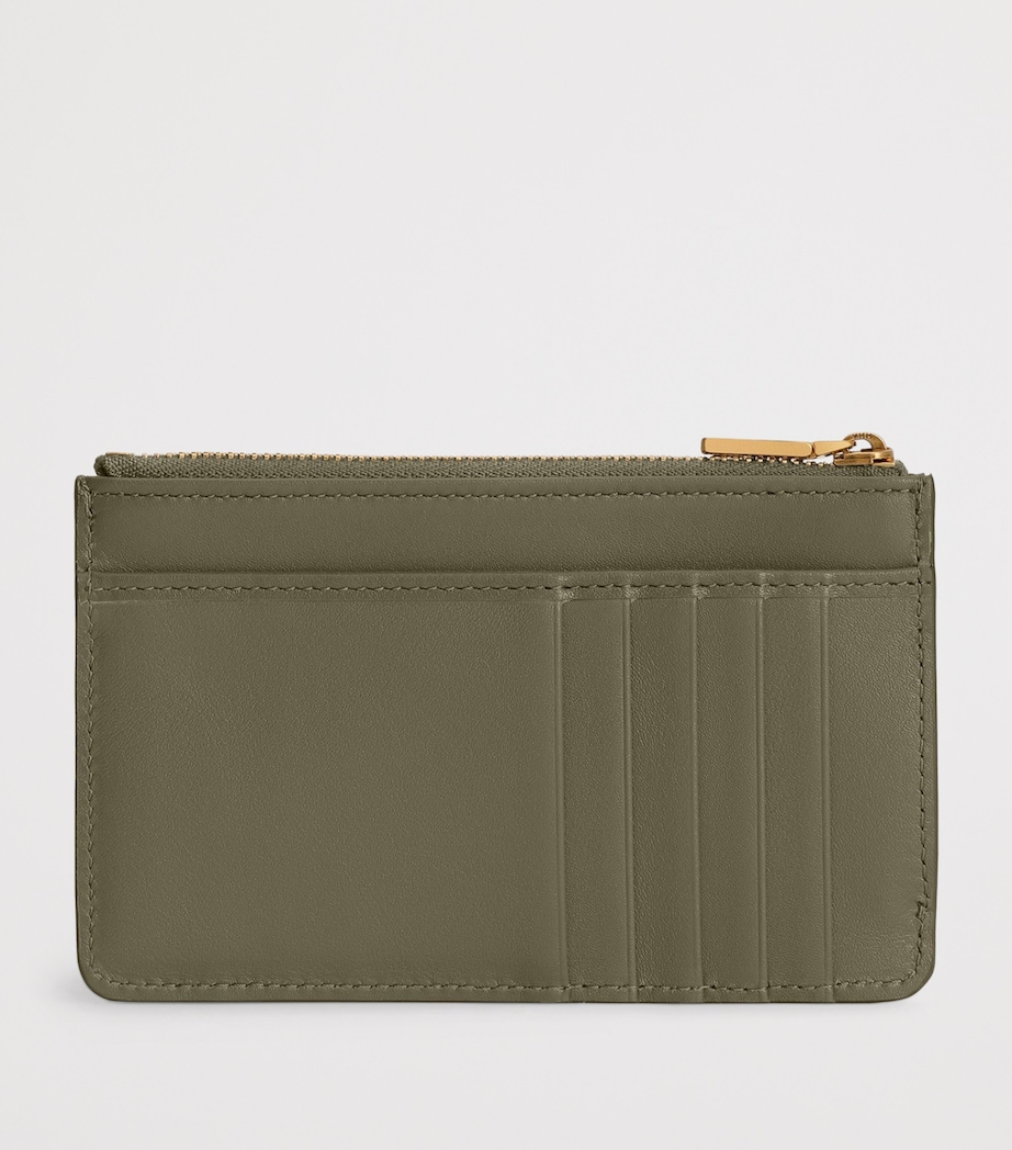 Plongé Calfskin Card Holder 80560-DARK GREE Image 3