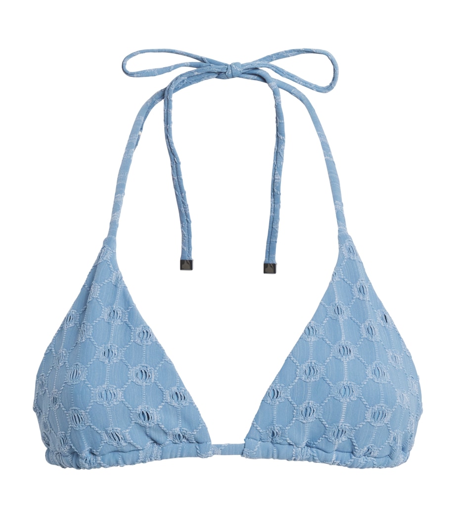Devon Windsor Womens Elis Triangle Bikini Top Capri Image 1