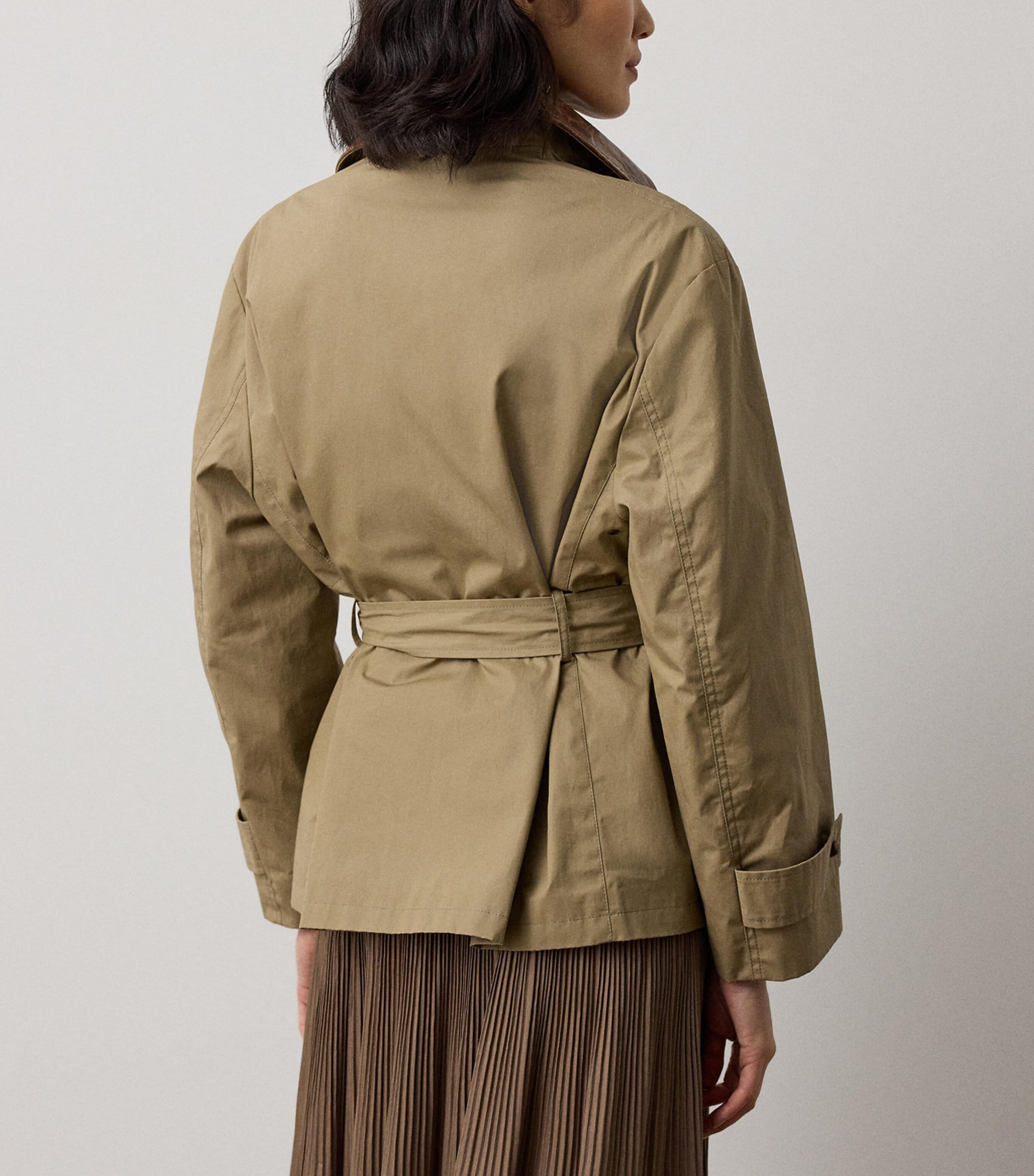 Ralph Lauren Collection Brown Brannigan Short Trench Coat | Harrods US