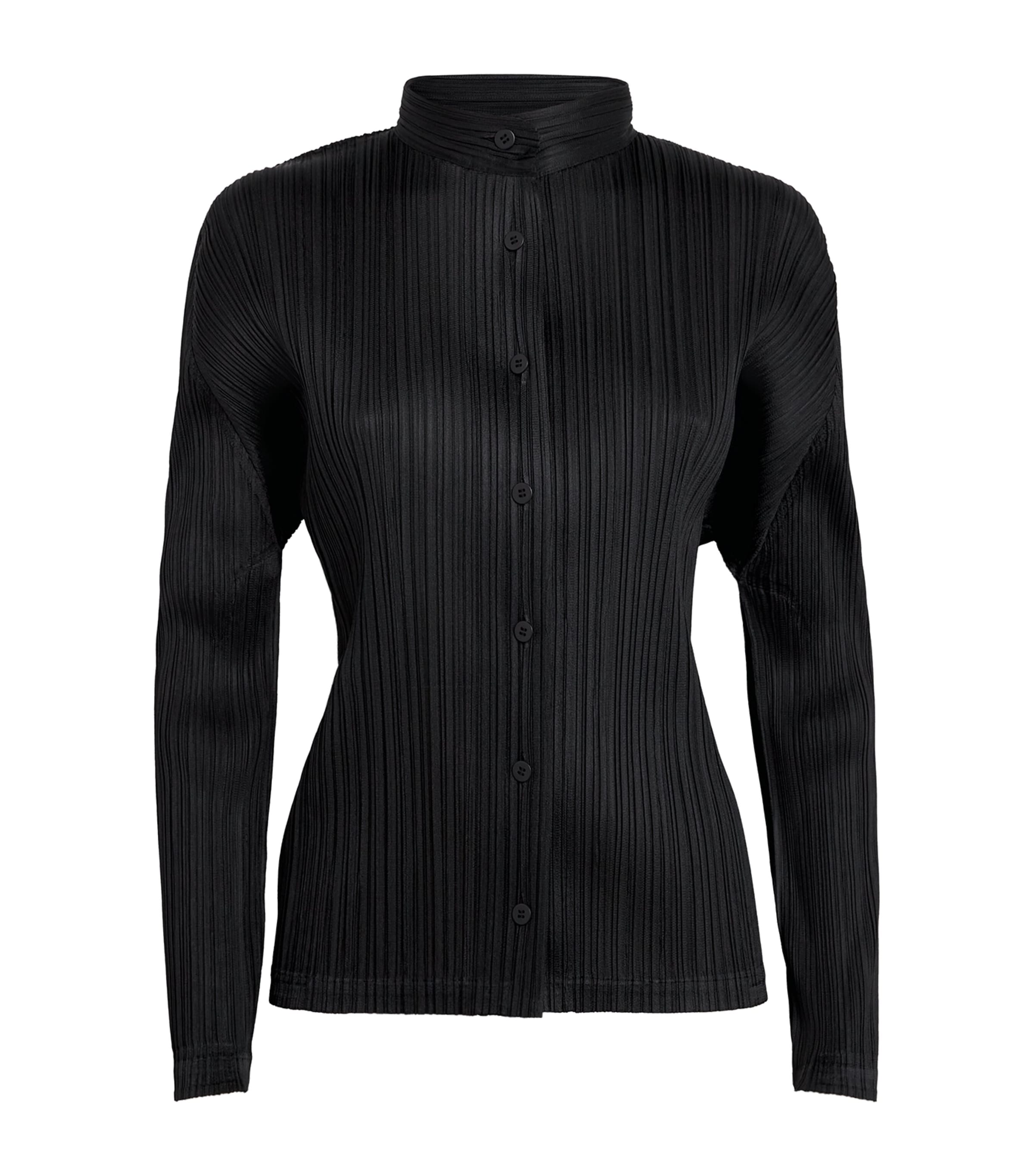 Issey Miyake Monthly Colors January Blouse In Black