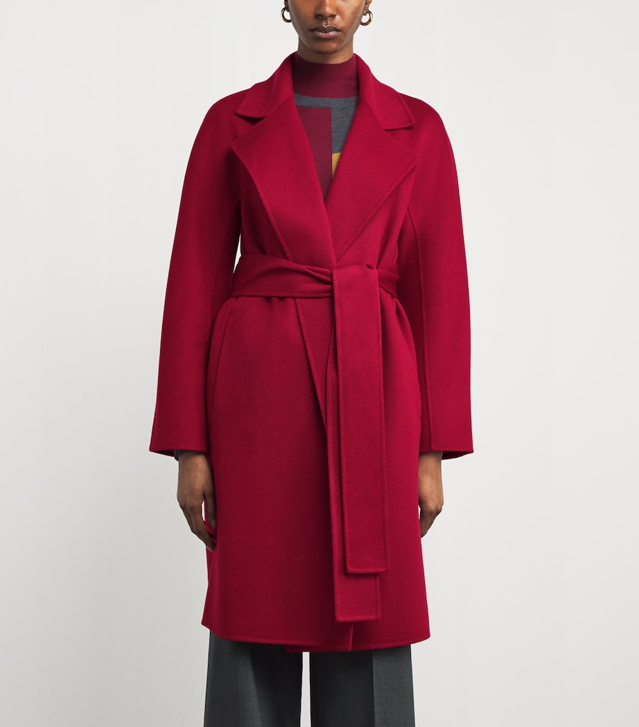 Wool-Cashmere Costa Wrap Coat RUBY Image 3