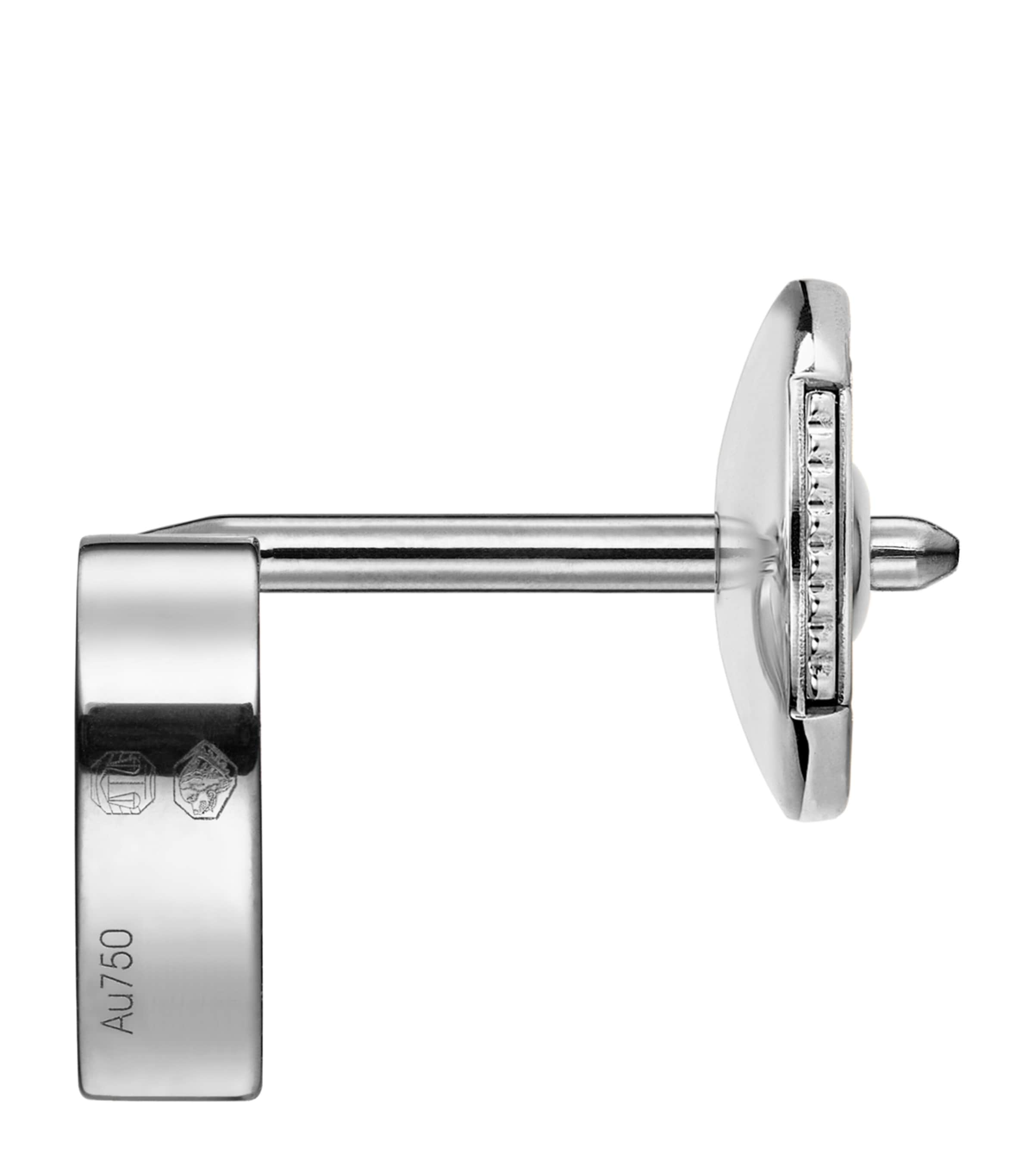 White Gold and Diamond My Happy Hearts Single Earring 18K WHITE GOLD Image 2