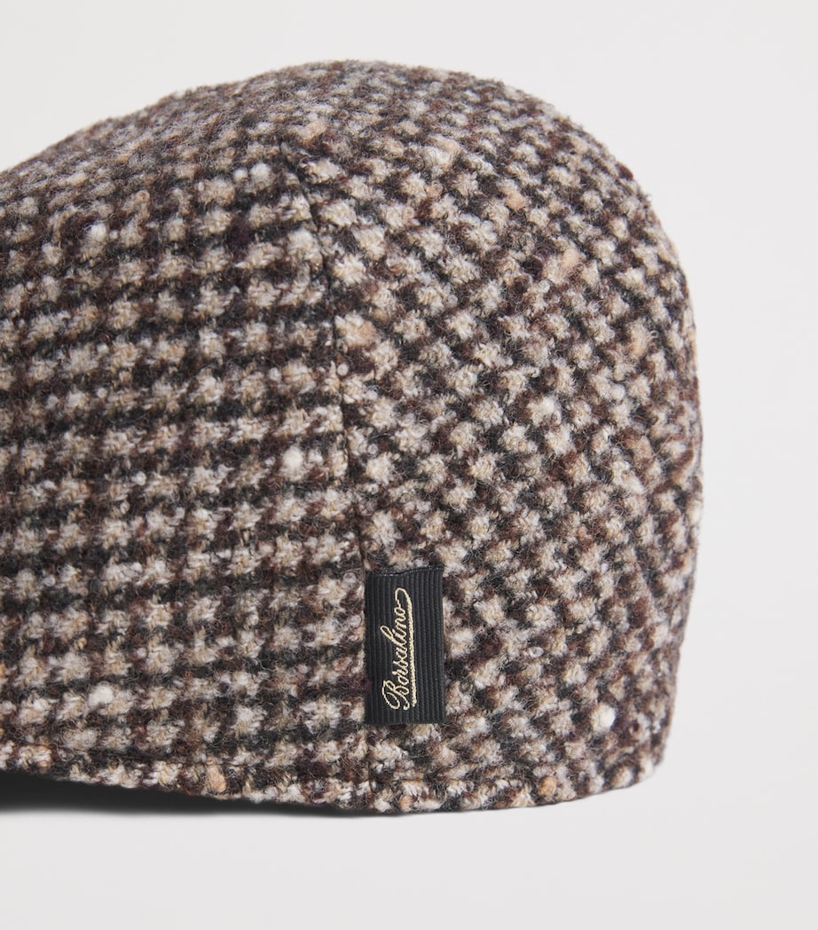 Borsalino Wool Parigi Duckbill Flat Cap Pdp Boucl Marrn Image 3
