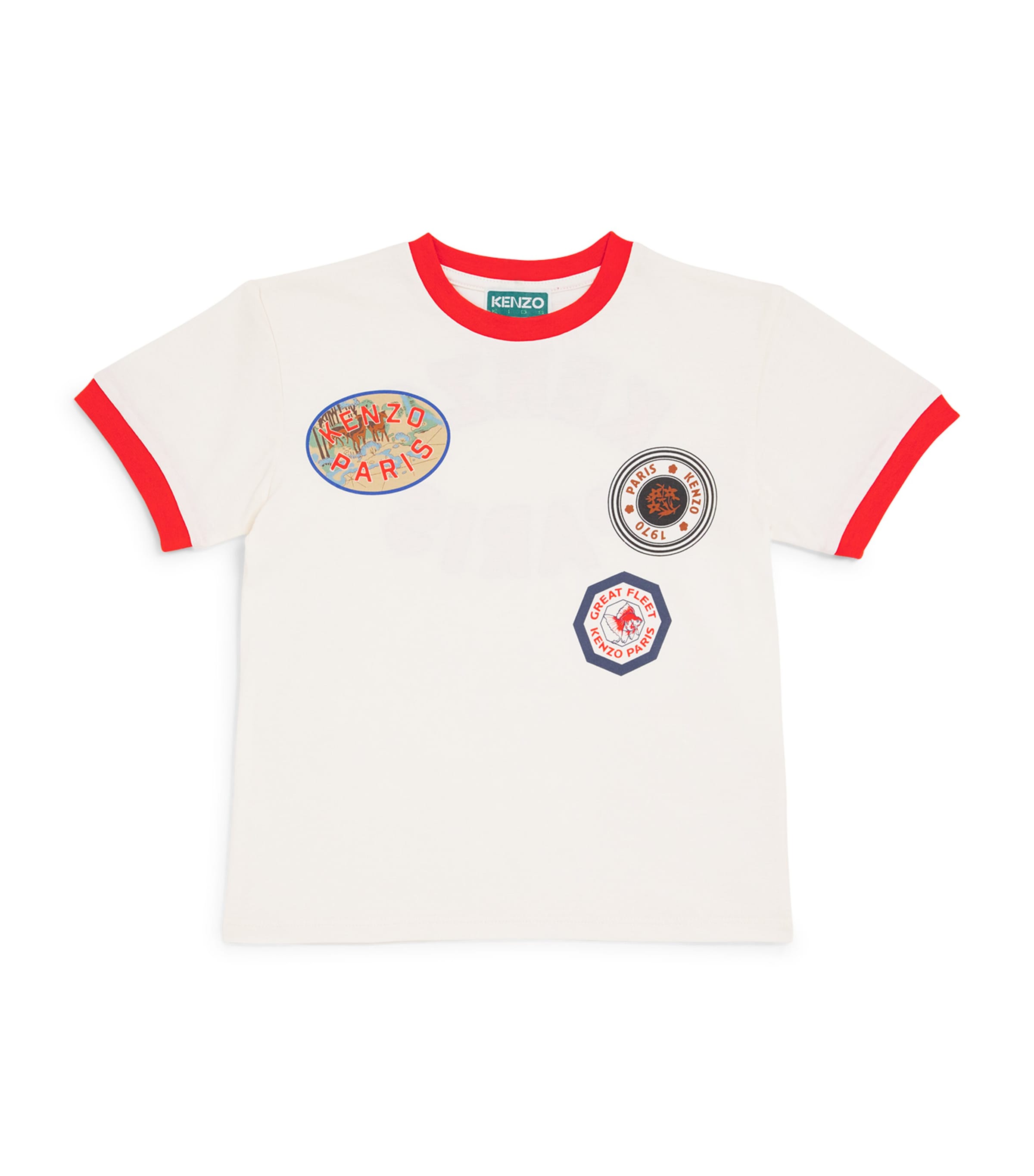 KENZO LOGO BADGE T-SHIRT 