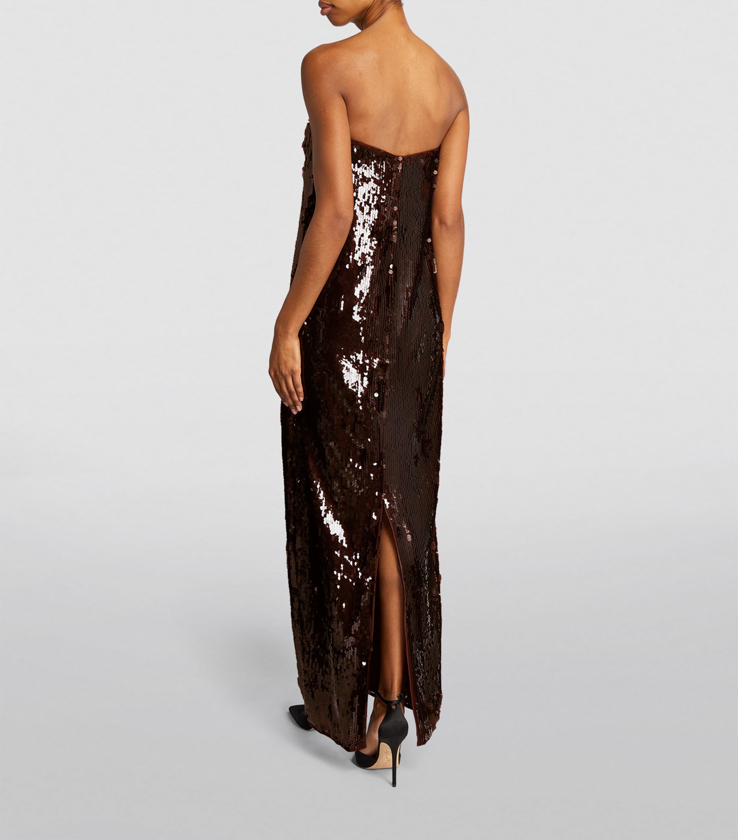 staud casey sequined strapless dress Staud Casey Dress by Staud