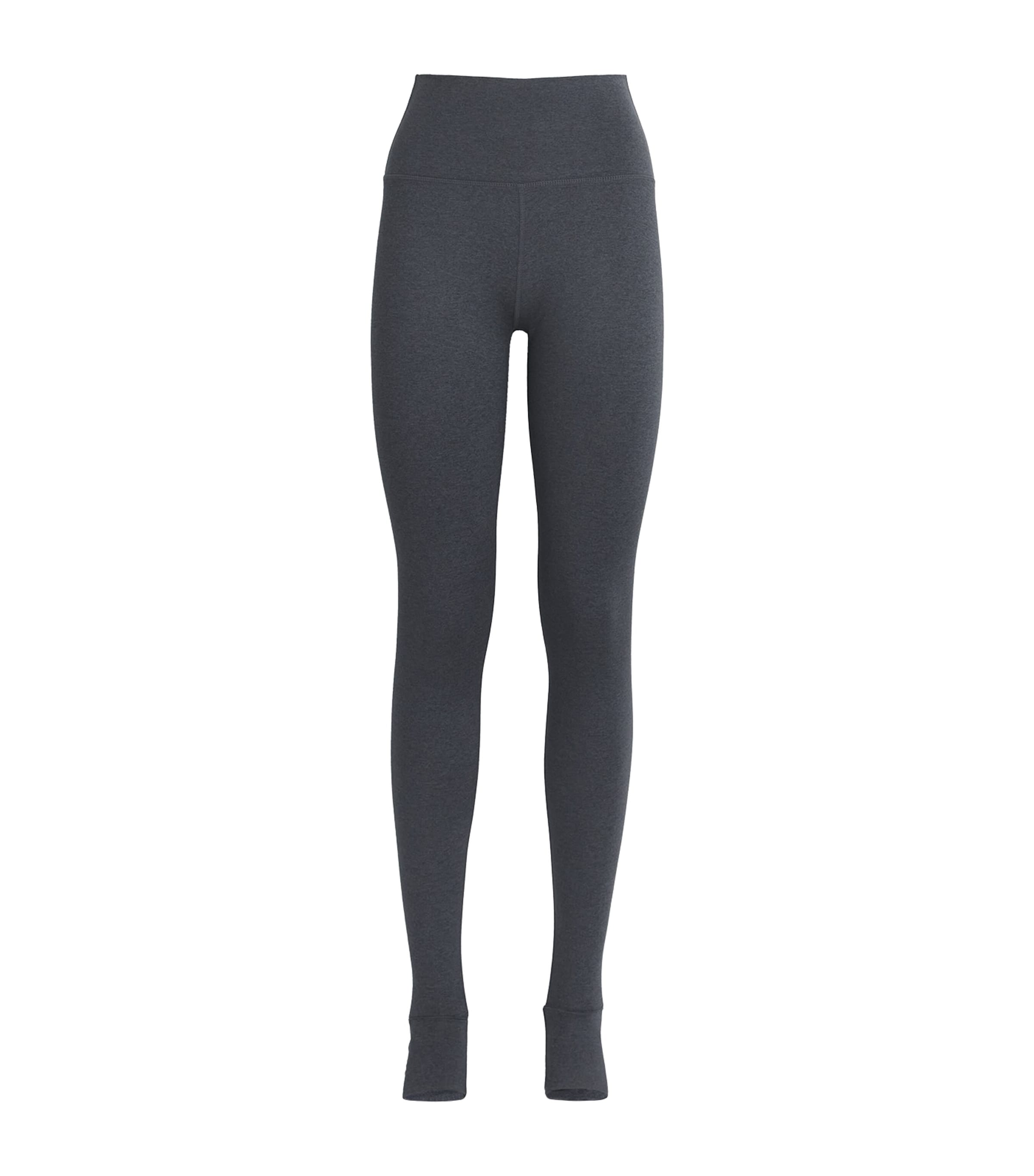 Always Warm Stirrup Leggings BLACK MARL Image 1